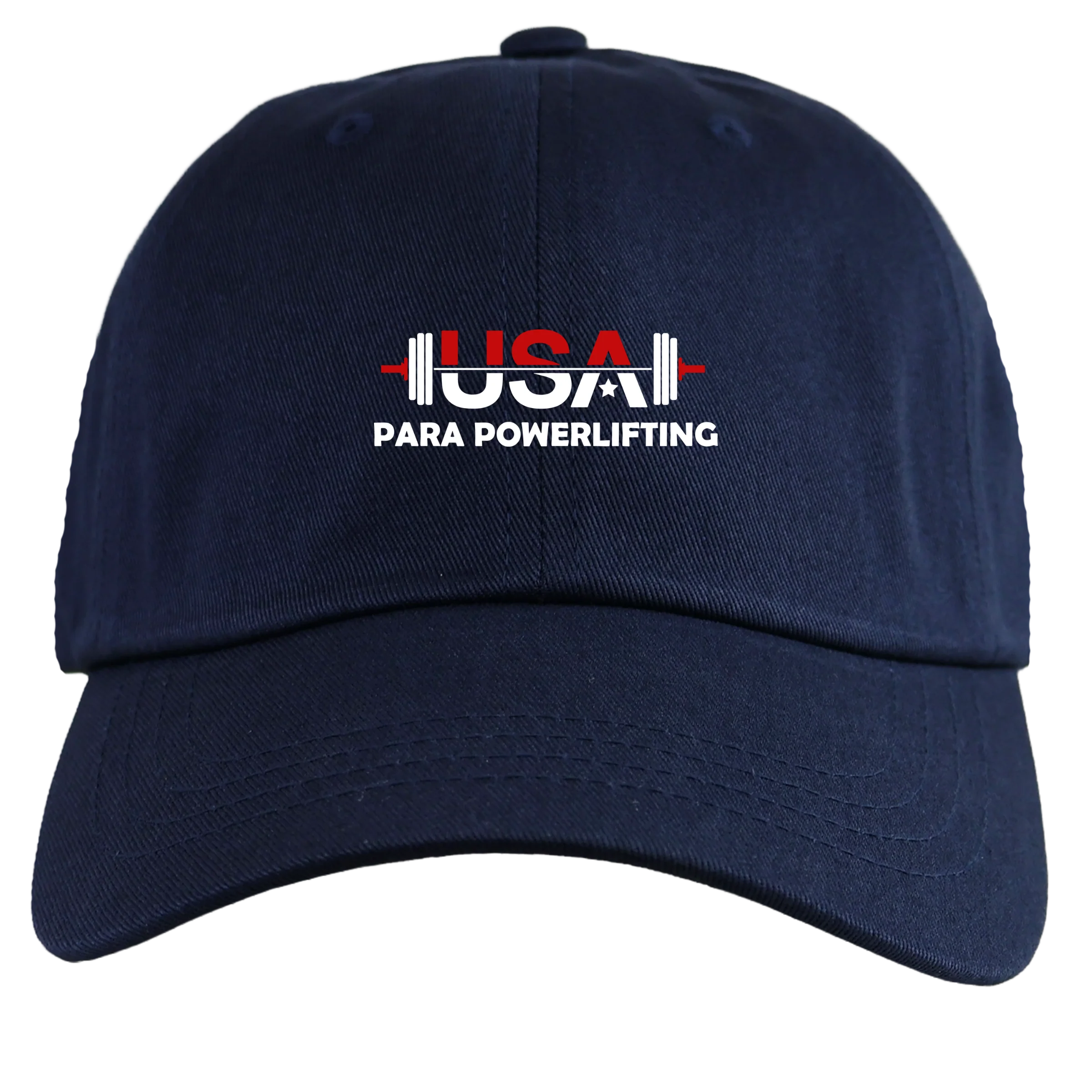 USA Para Powerlifting Adult Low-Profile Cotton Twill Dad Cap - Image 2