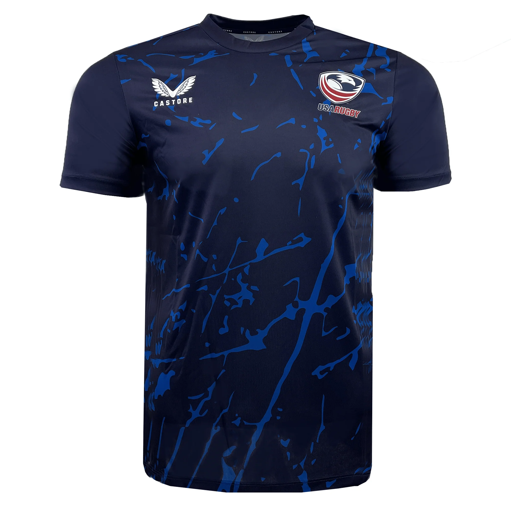 USA Rugby 22/23 Printed Training Tee by Castore