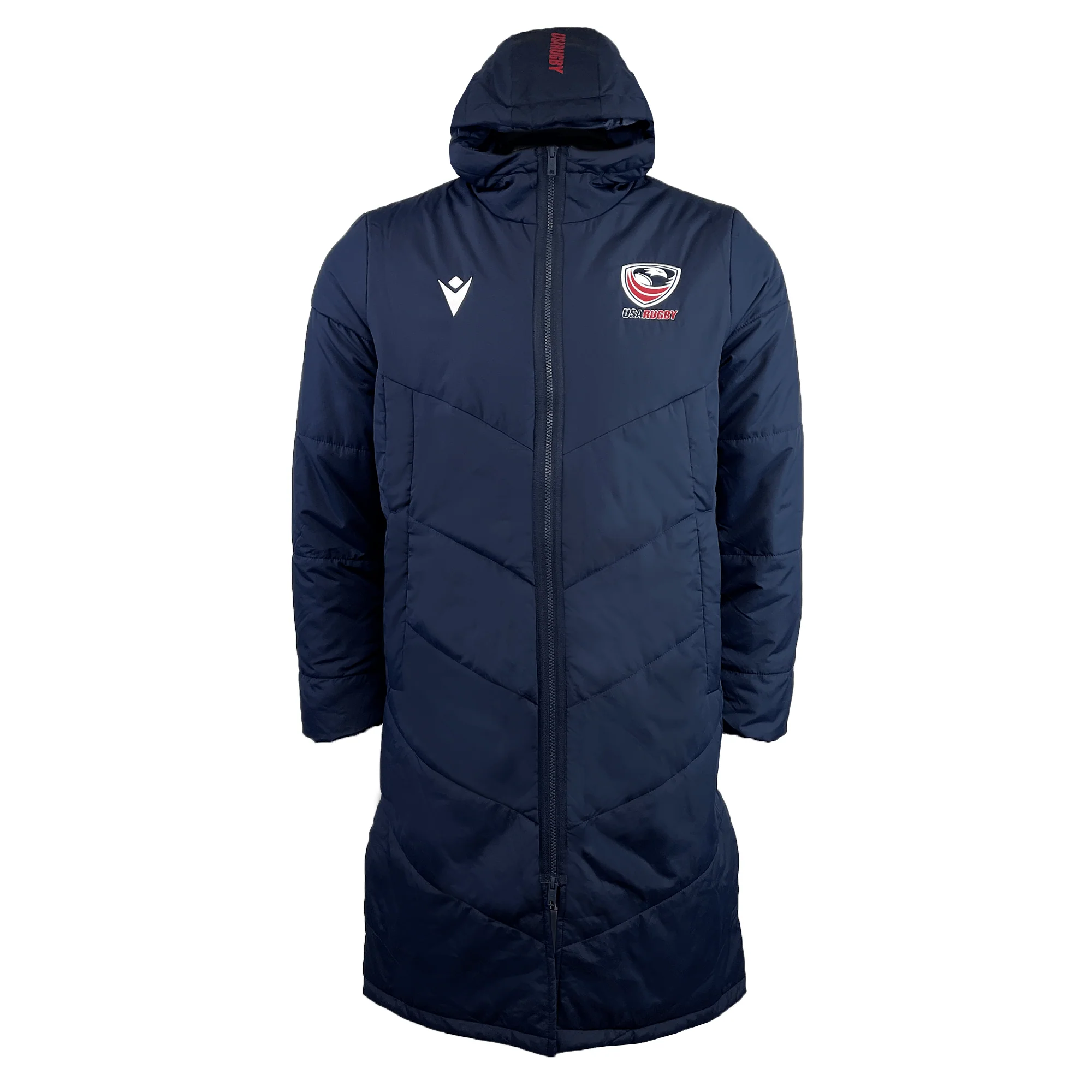 USA Rugby 25 Padded Bench Jacket by Macron - Image 2