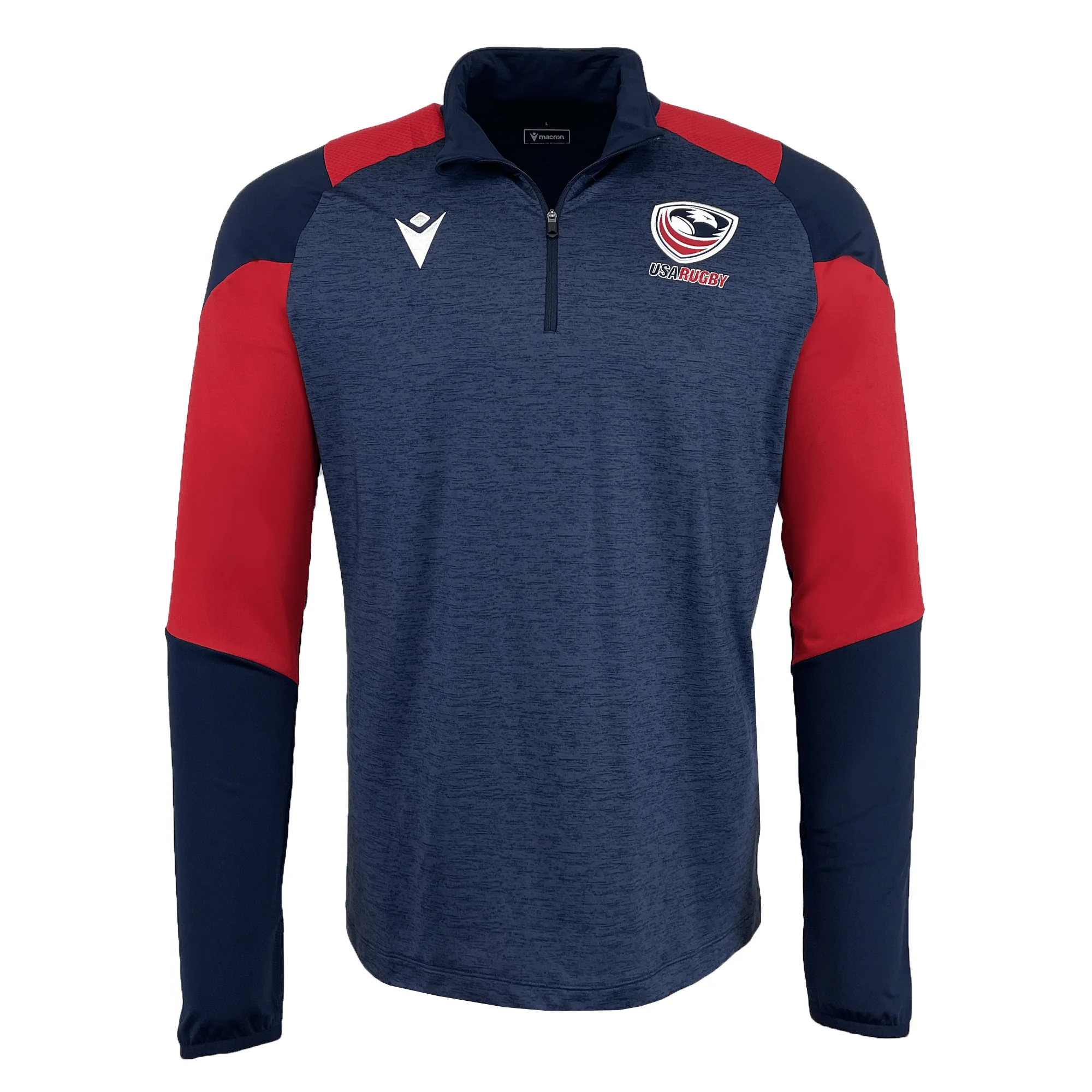 USA Rugby 25 Player 1/4 Zip Training Top by Macron