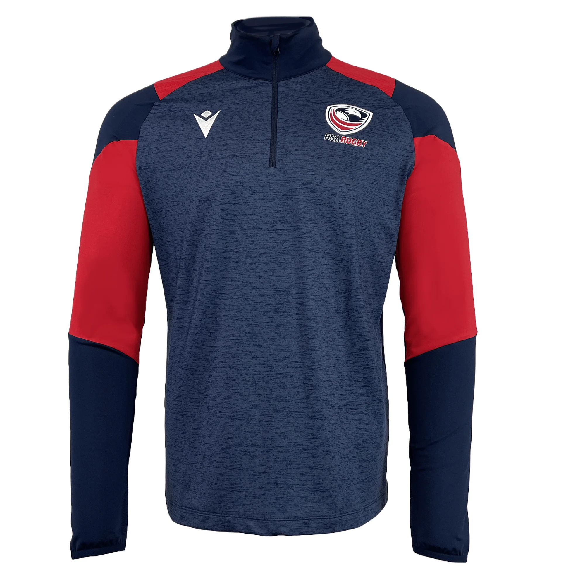 USA Rugby 25 Player 1/4 Zip Training Top by Macron - Image 3