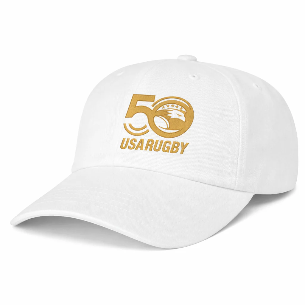 USA Rugby 50th Anniversary Cotton Twill Dad Cap - Image 2