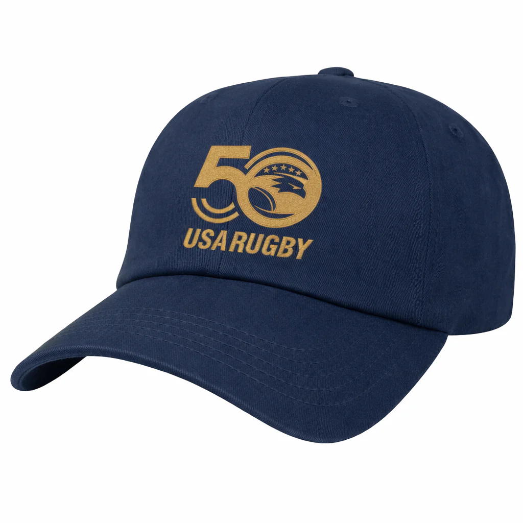 USA Rugby 50th Anniversary Cotton Twill Dad Cap - Image 5
