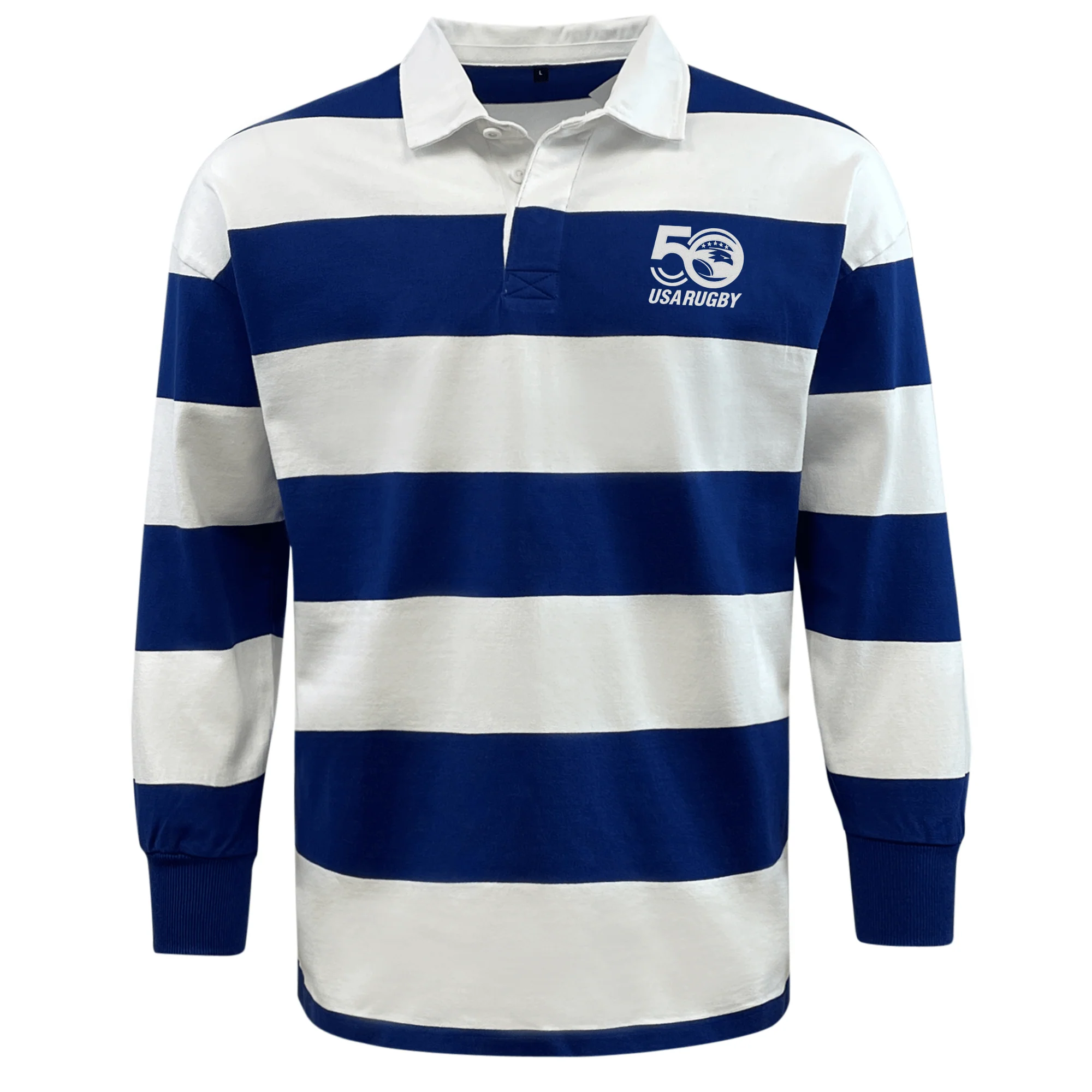 USA Rugby 50th Anniversary Hooped Classic Jersey - Image 2