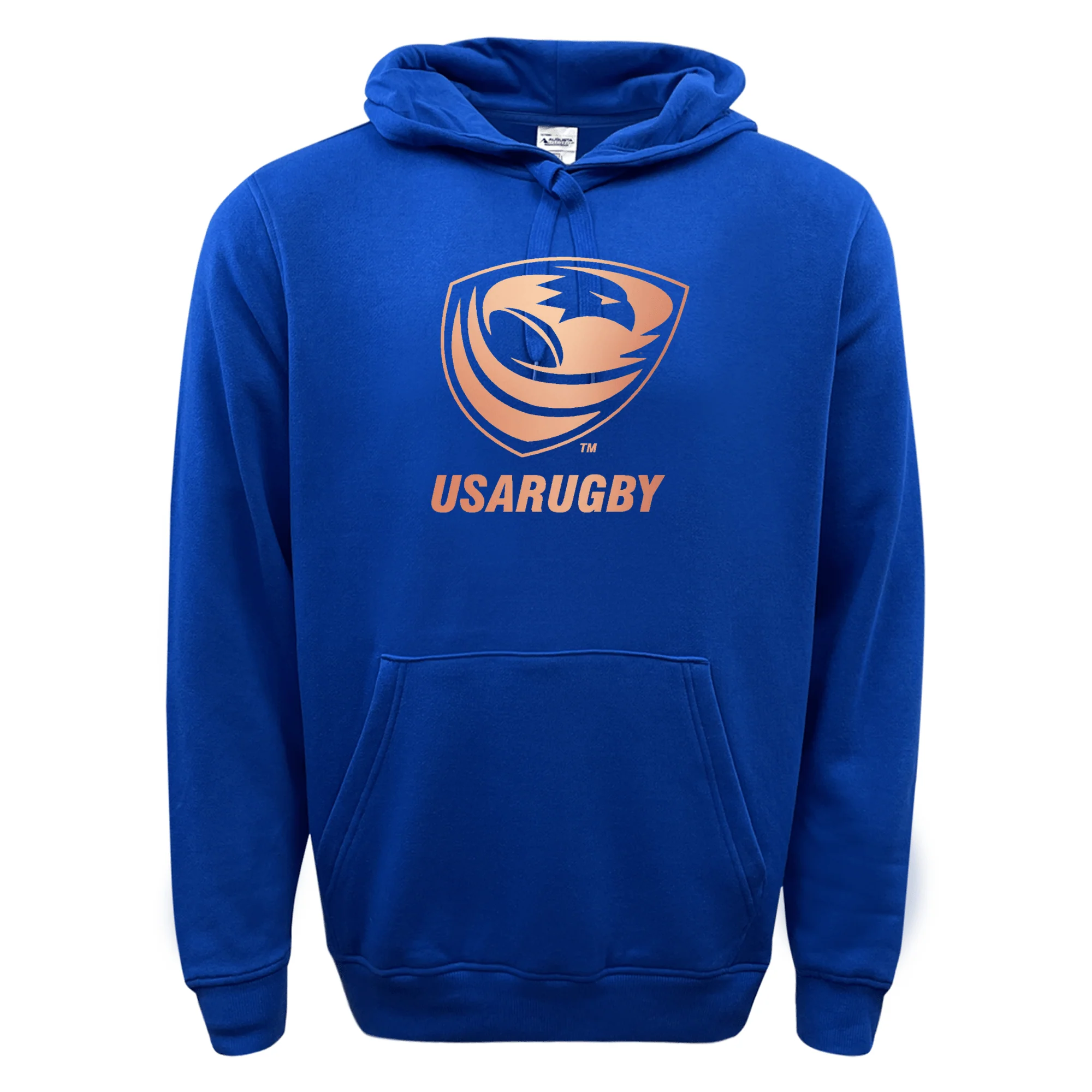 USA Rugby Bronze 60/40 Fleece Pullover Hoodie - Image 3