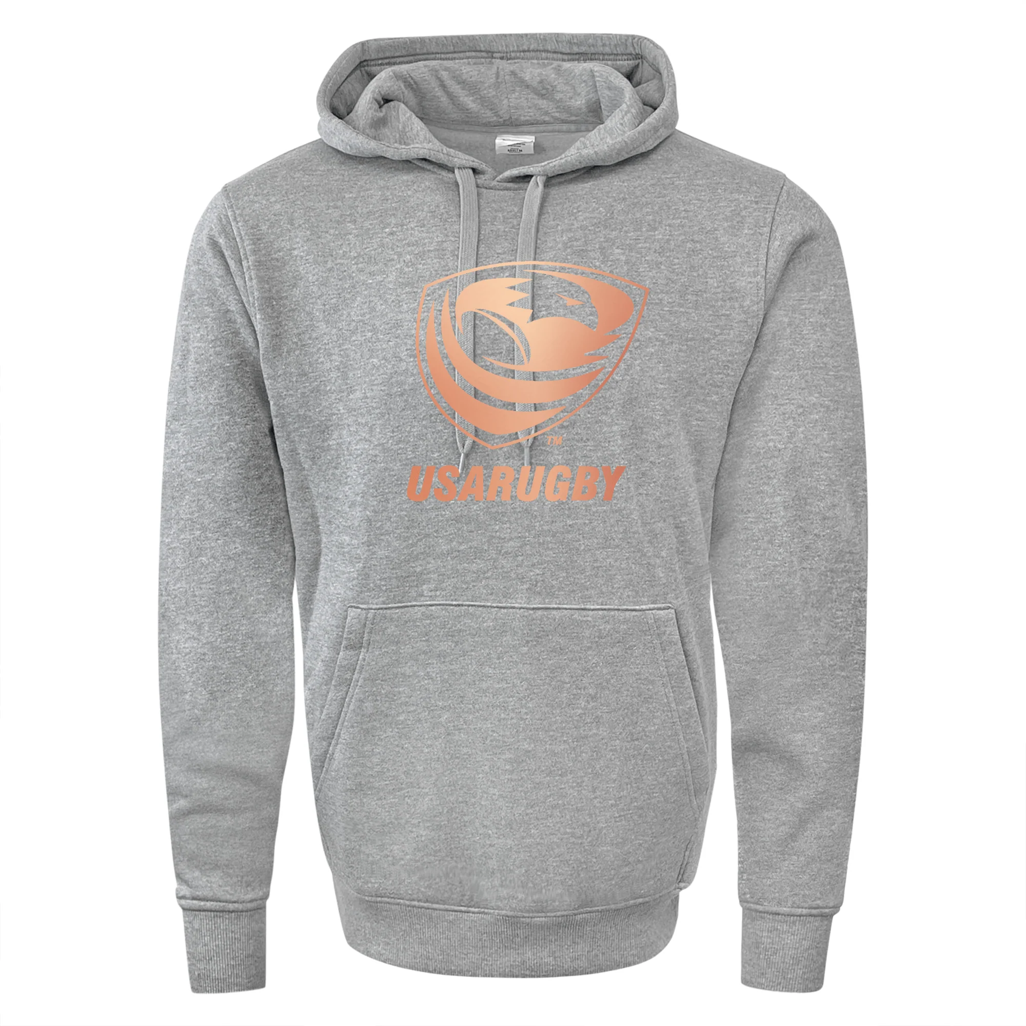 USA Rugby Bronze 60/40 Fleece Pullover Hoodie - Image 4