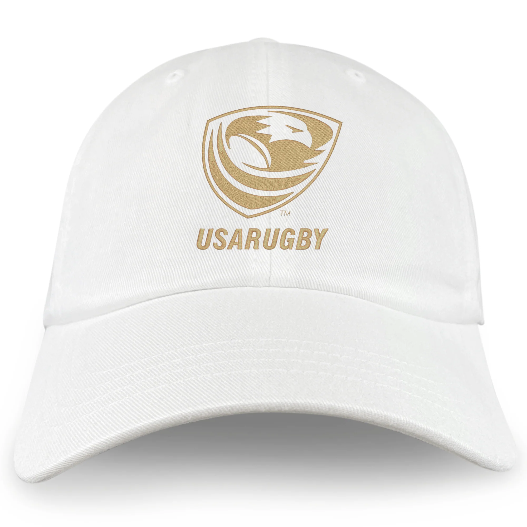 USA Rugby Bronze Cotton Twill Dad Cap - Image 3