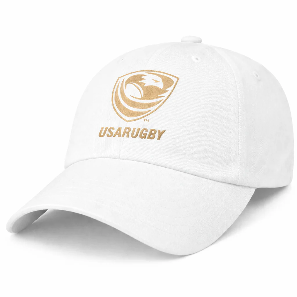 USA Rugby Bronze Cotton Twill Dad Cap - Image 4