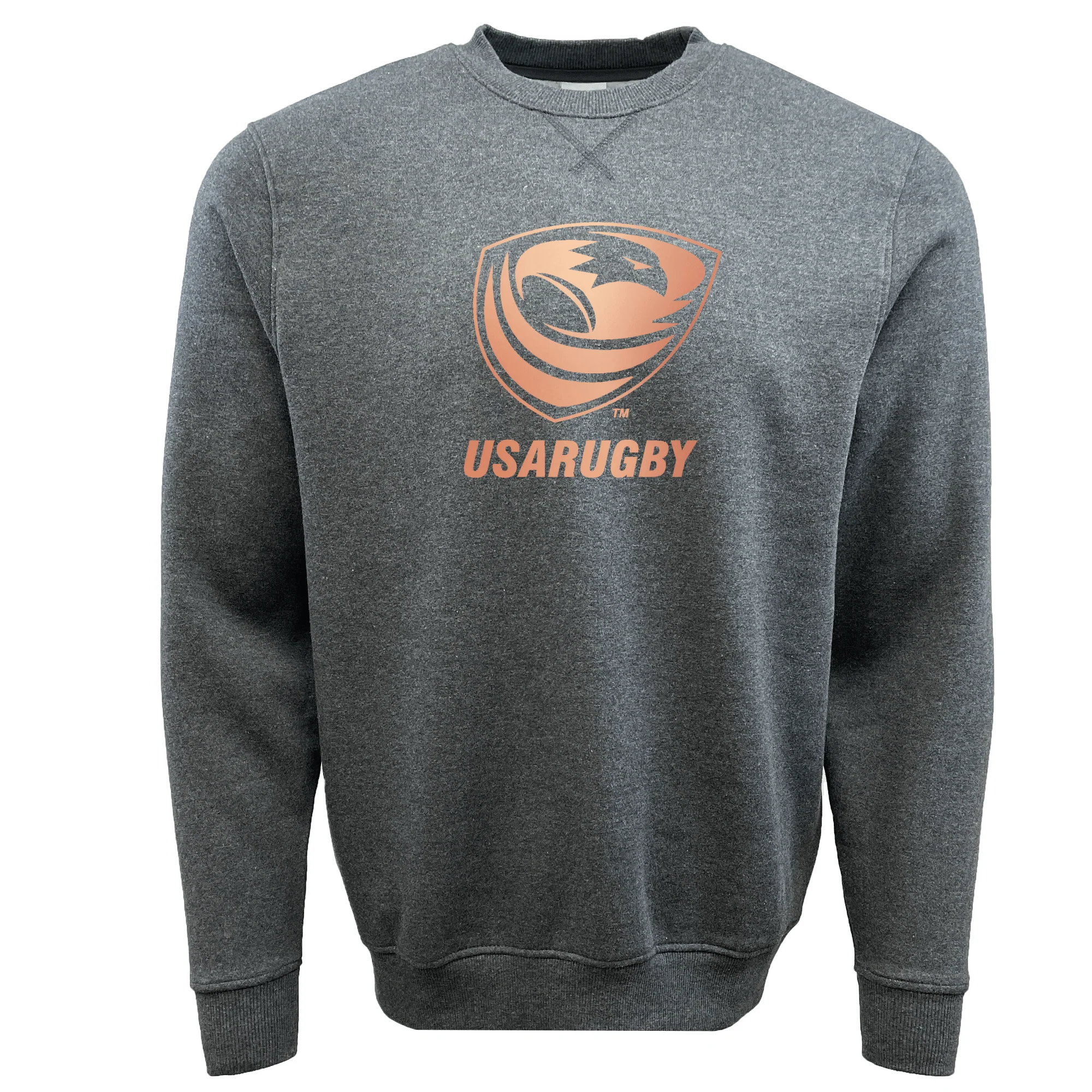 USA Rugby Bronze Fleece Crewneck Sweatshirt - Image 3