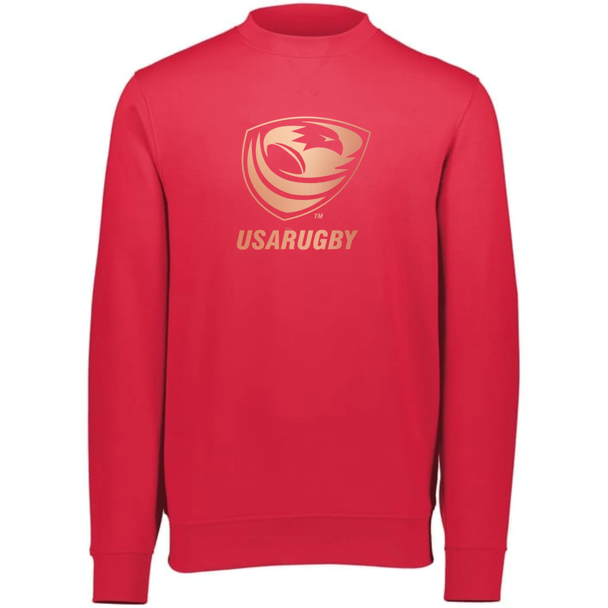 USA Rugby Bronze Fleece Crewneck Sweatshirt - Image 6