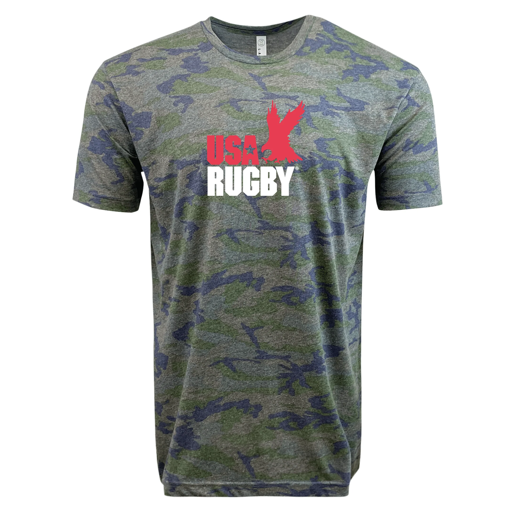 USA Rugby Camo Edition Throwback Logo Supersoft Tee - Image 2
