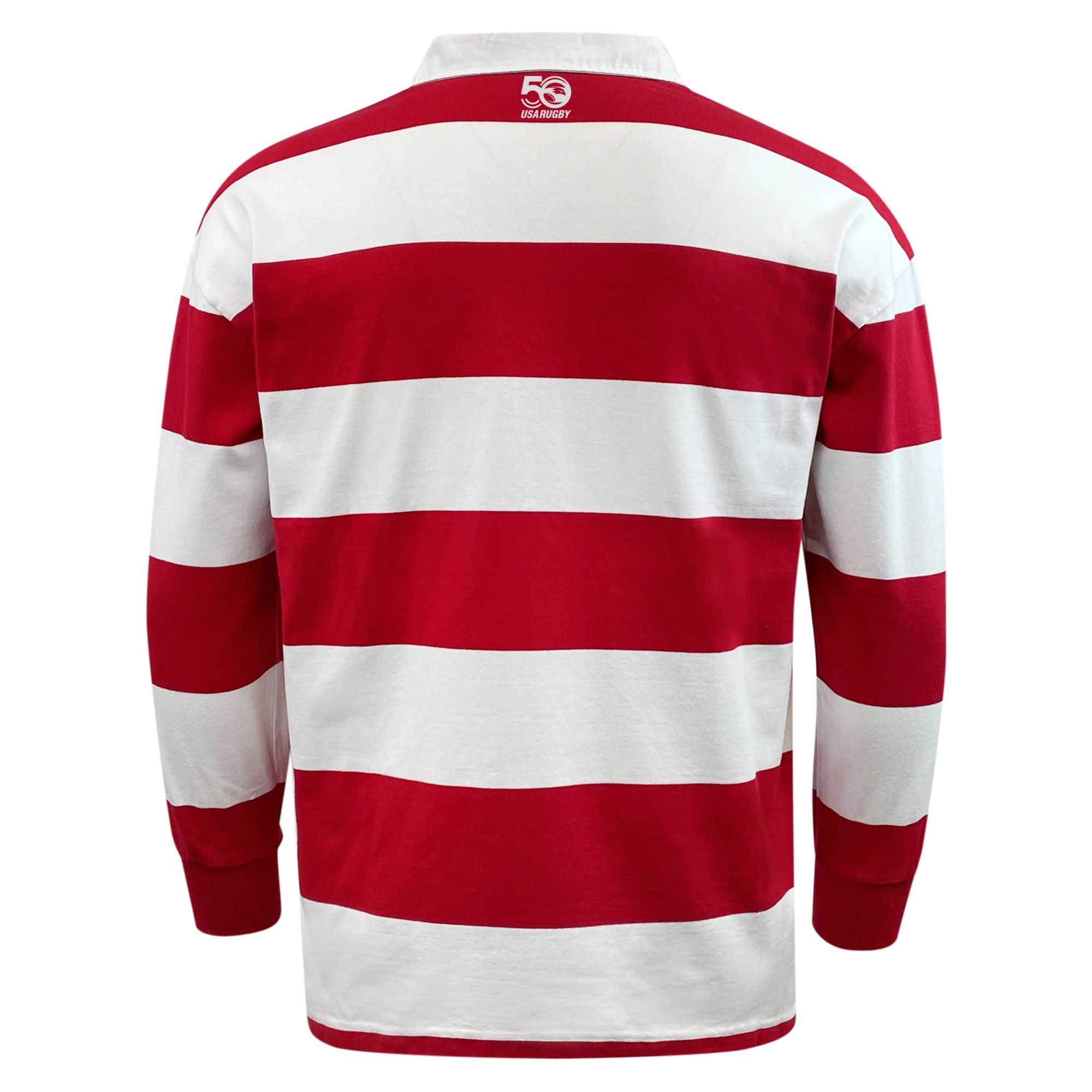 USA Rugby Crest 50th Anniversary Hooped Classic Jersey - Image 2
