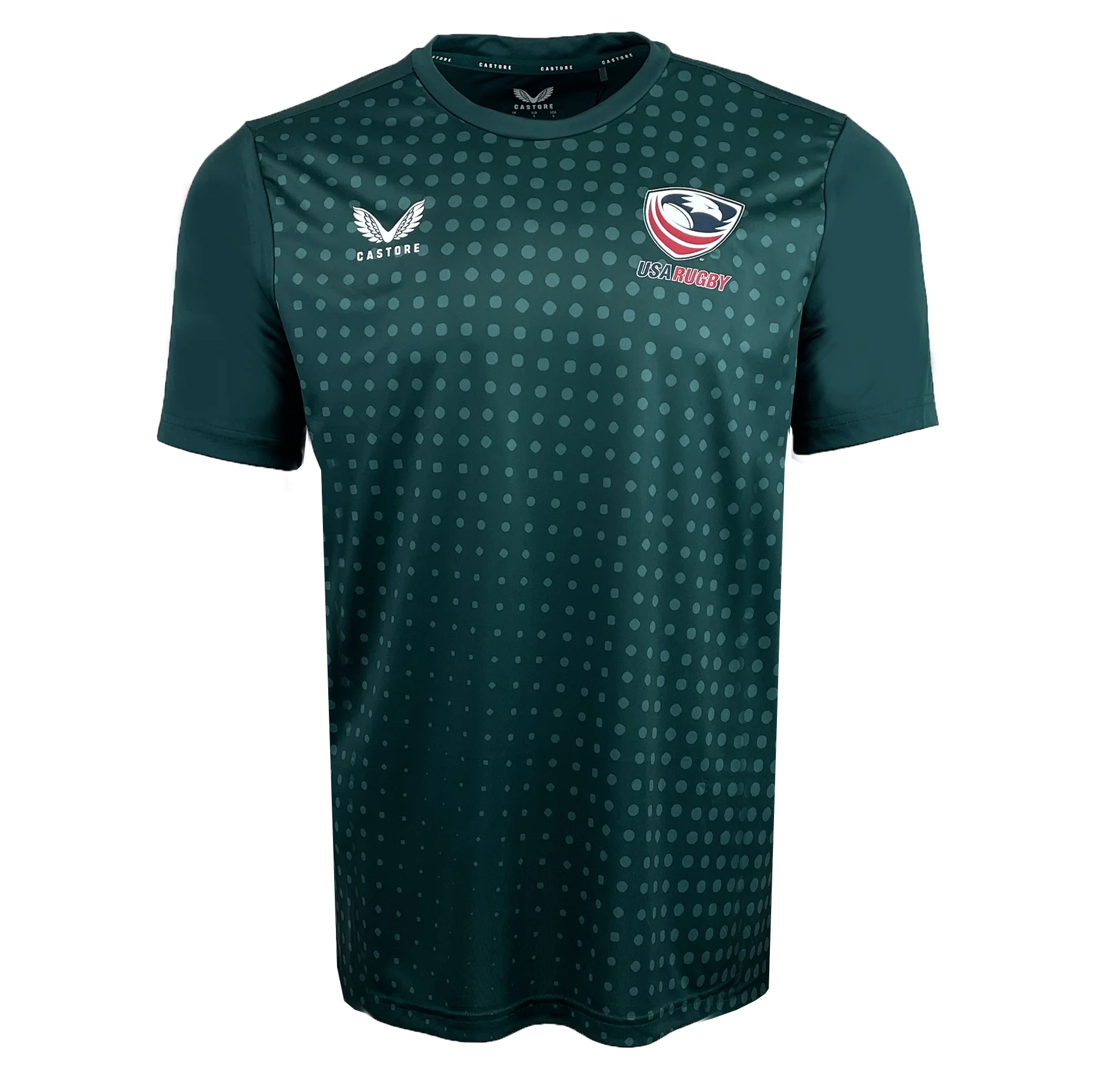 USA Rugby Dot Printed Training Tee by Castore - Image 5