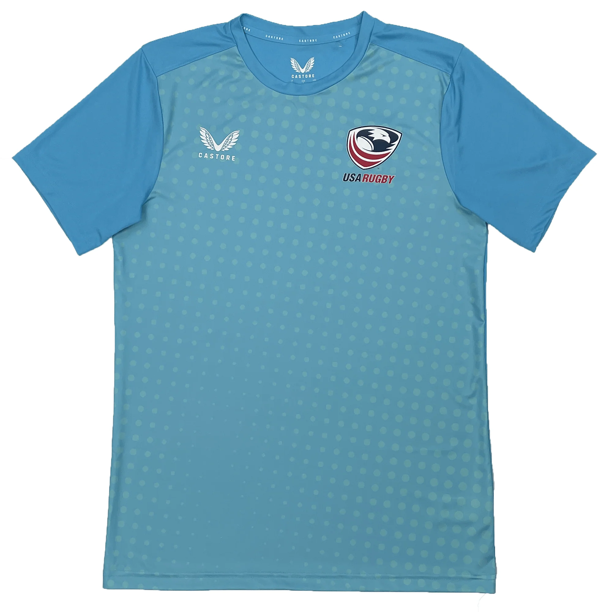 USA Rugby Dot Printed Training Tee by Castore - Image 7