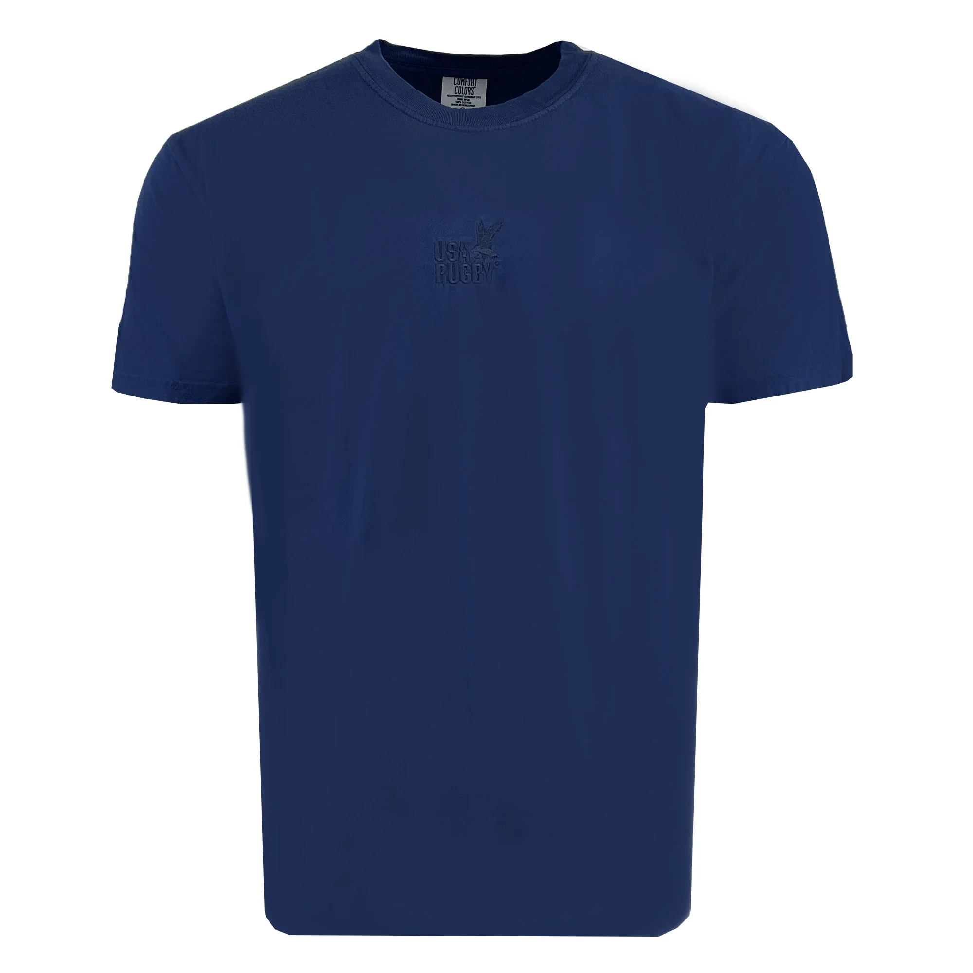 USA Rugby Elevated Throwback Tonal Comfort Tee - Navy