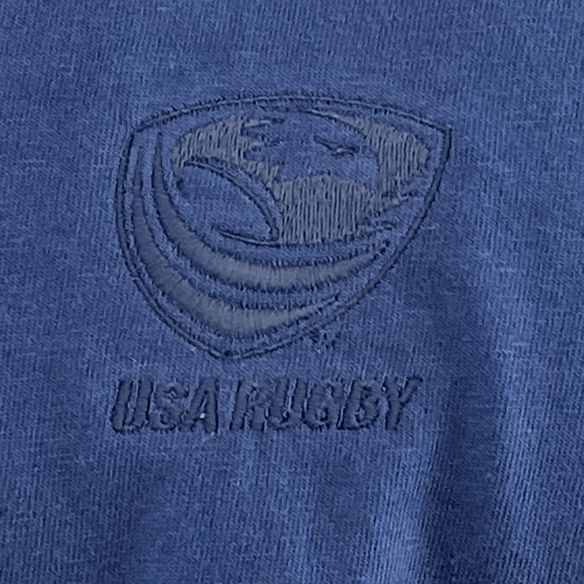 USA Rugby Elevated Tonal Comfort Tee - Navy - Image 3