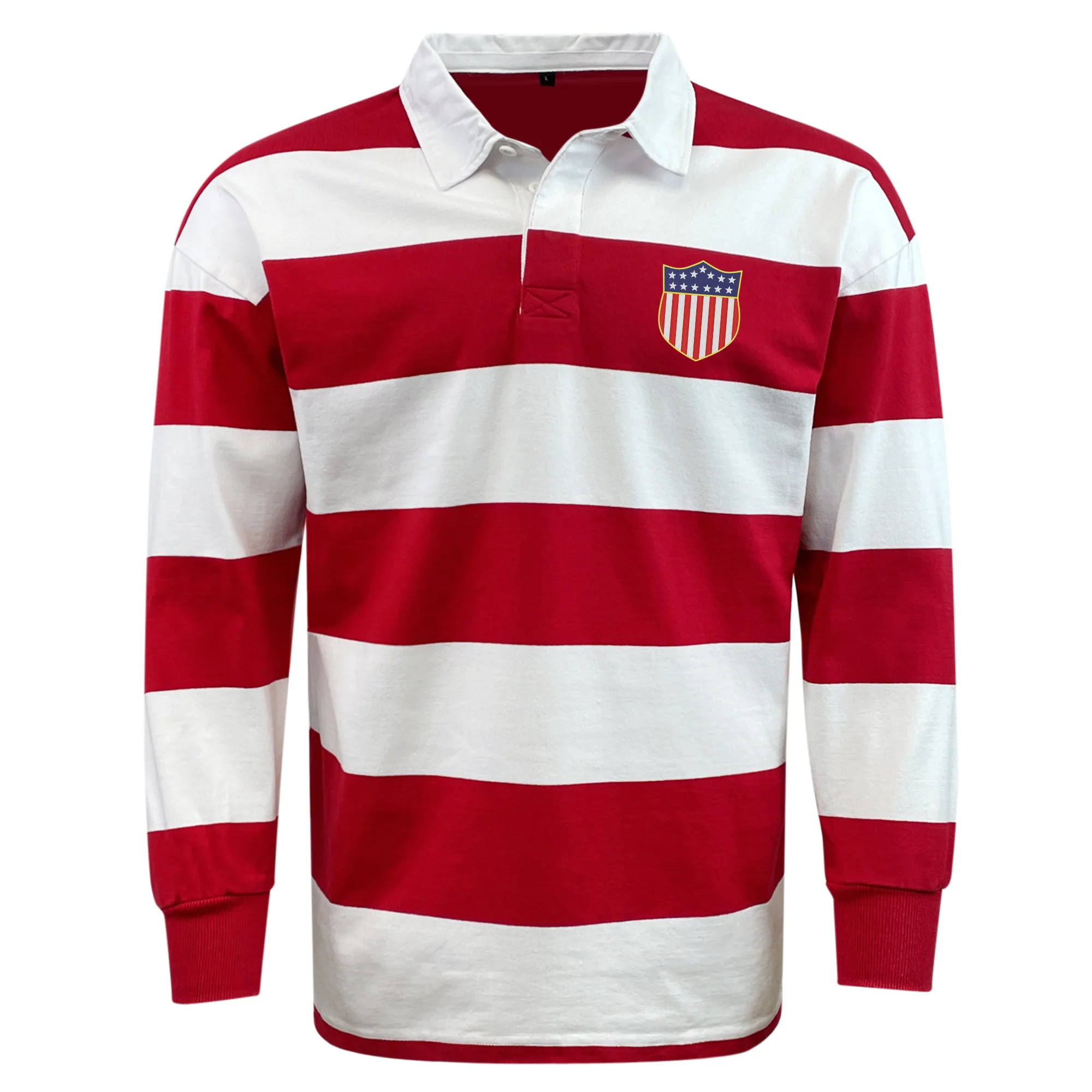 USA Rugby Original Olympic 50th Anniversary Hooped Classic Jersey