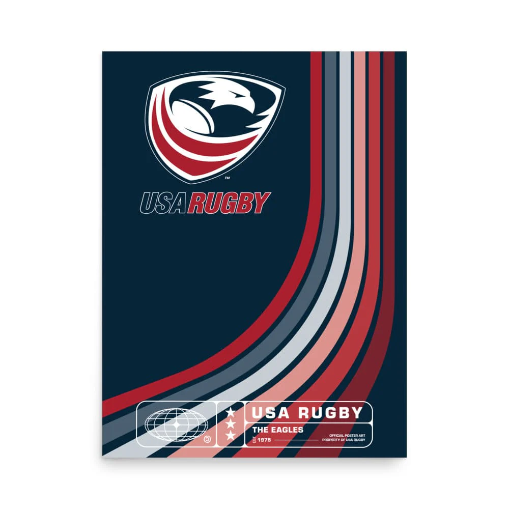 USA Rugby Victory Poster - Image 2