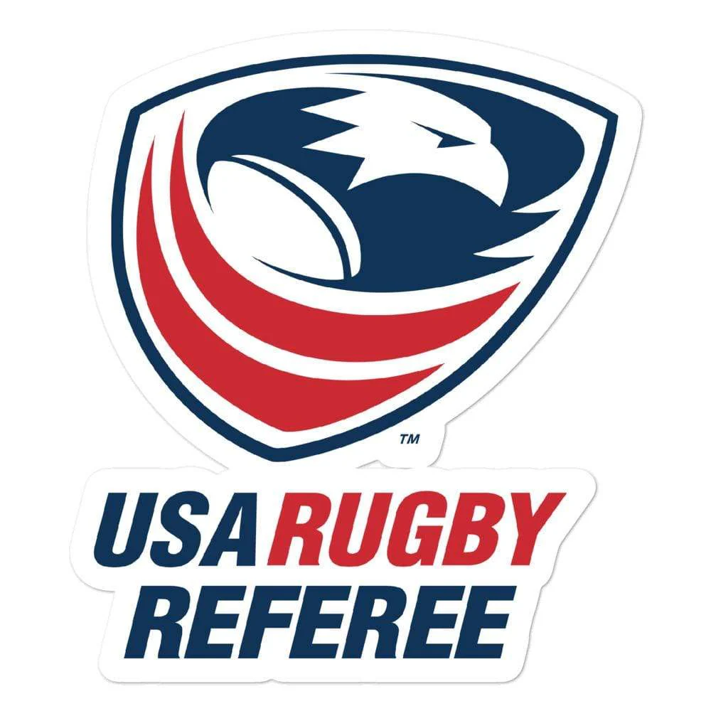 USA Rugby Referees Bubble-Free Stickers - Image 3
