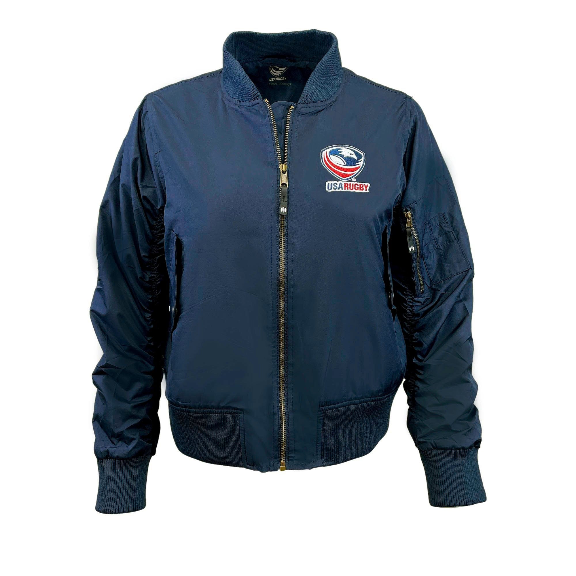 Women's USA Rugby Flight Bomber Jacket