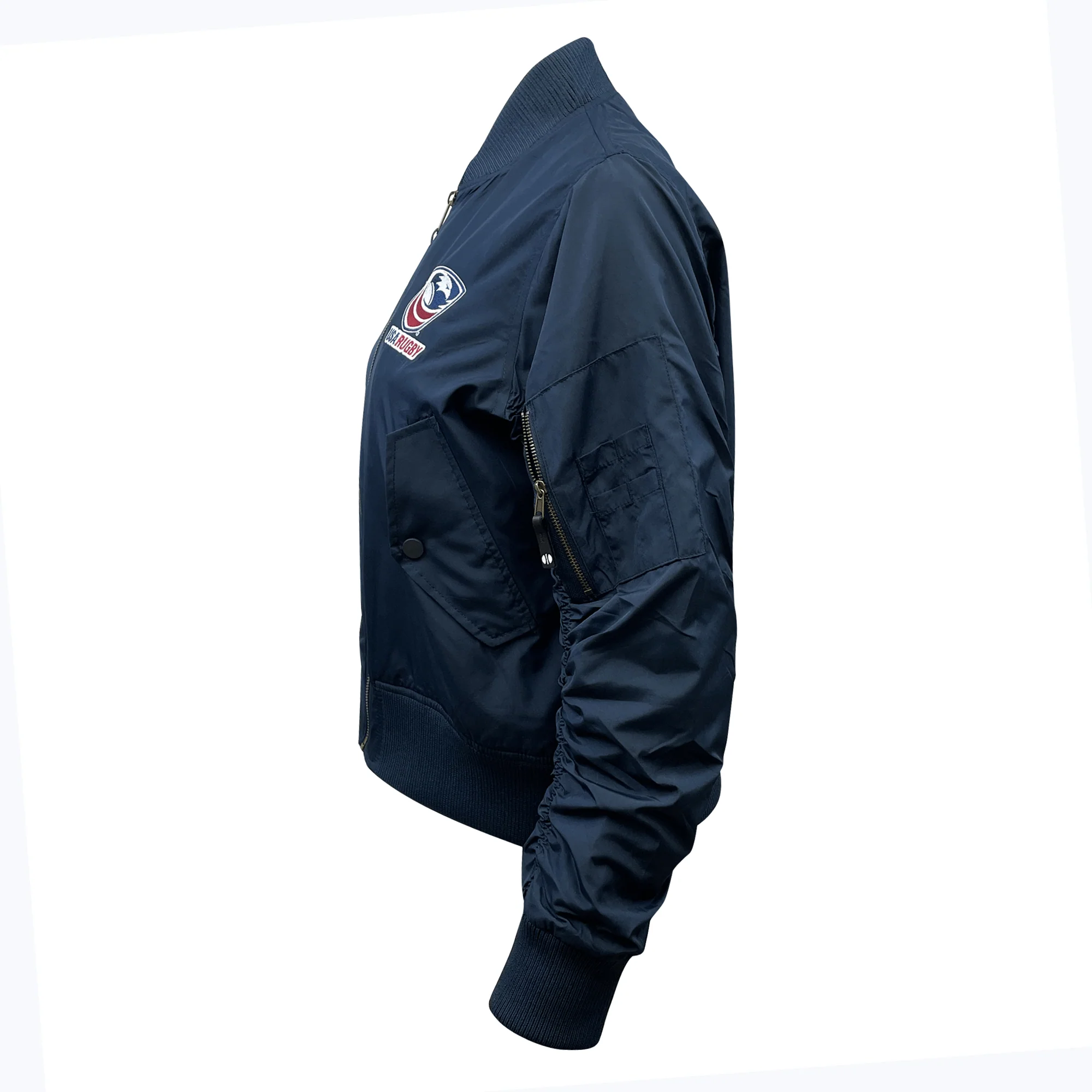 Women's USA Rugby Flight Bomber Jacket - Image 3