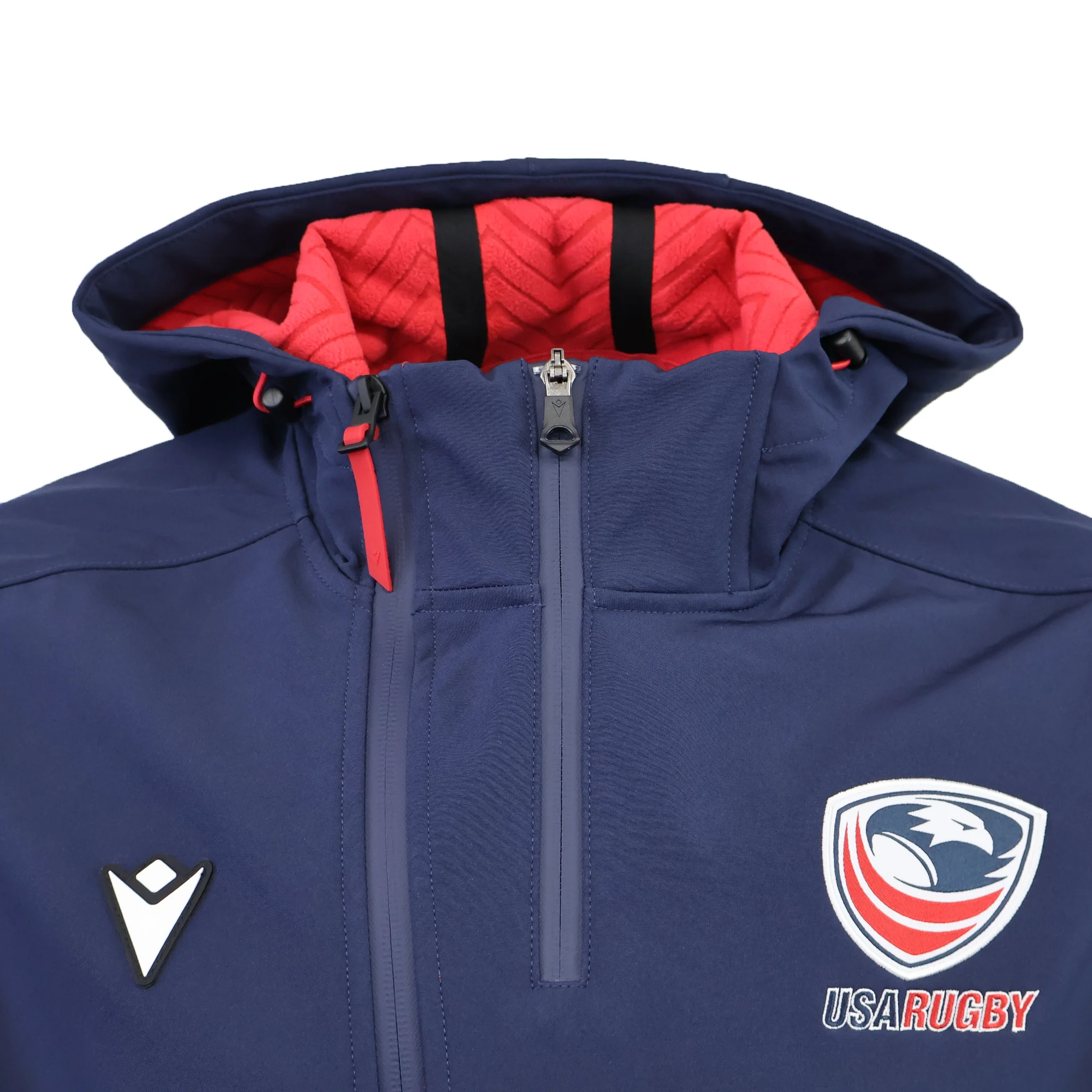 USA Rugby 25/26 Athleisure Softshell Jacket by Macron - Image 4