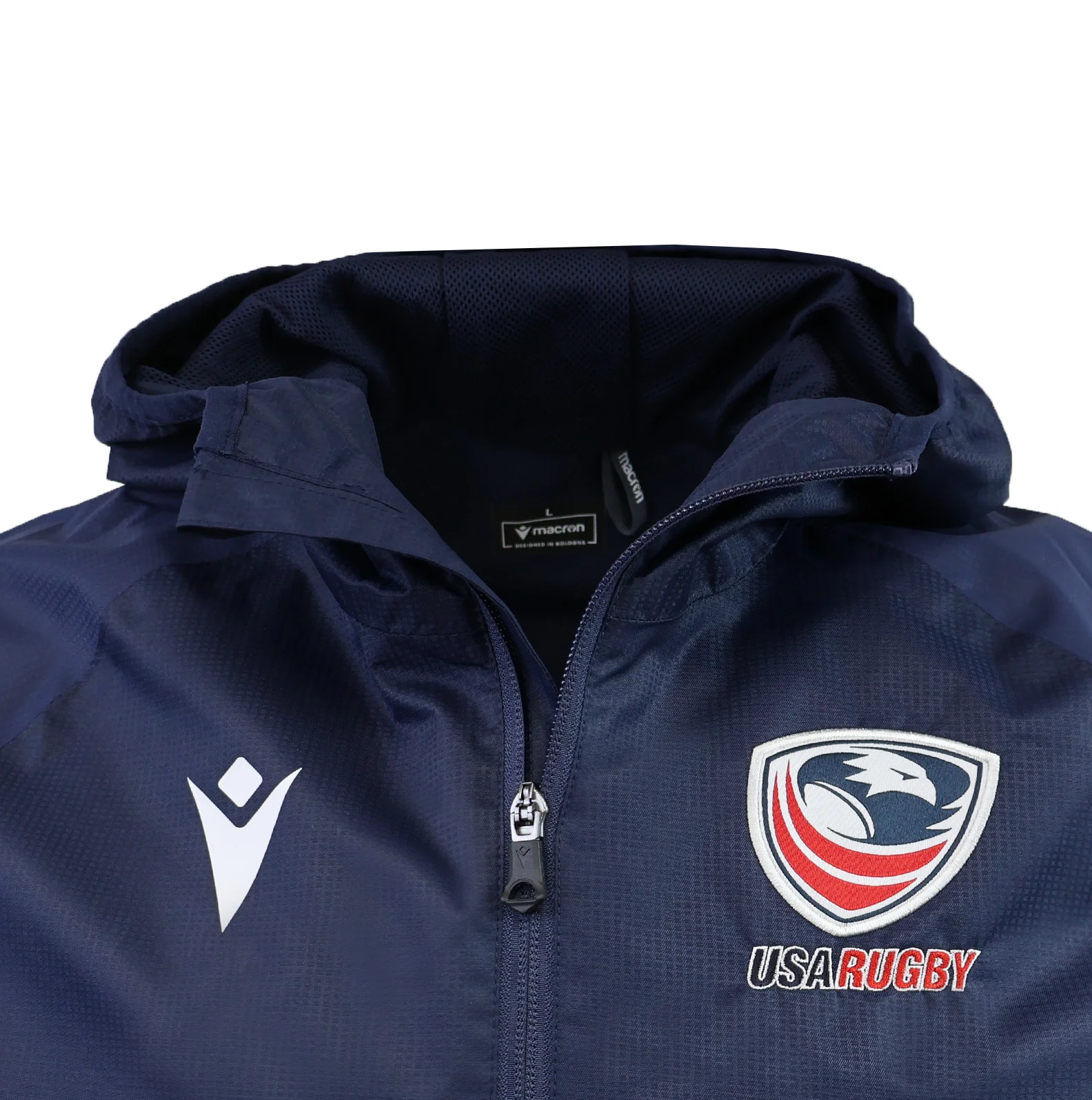 USA Rugby 25/26 Rain Jacket by Macron - Image 3