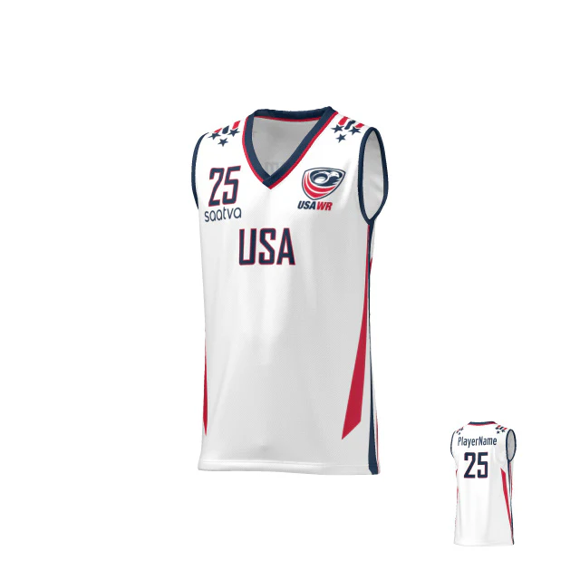 USAWR WHITE MATCH JERSEY