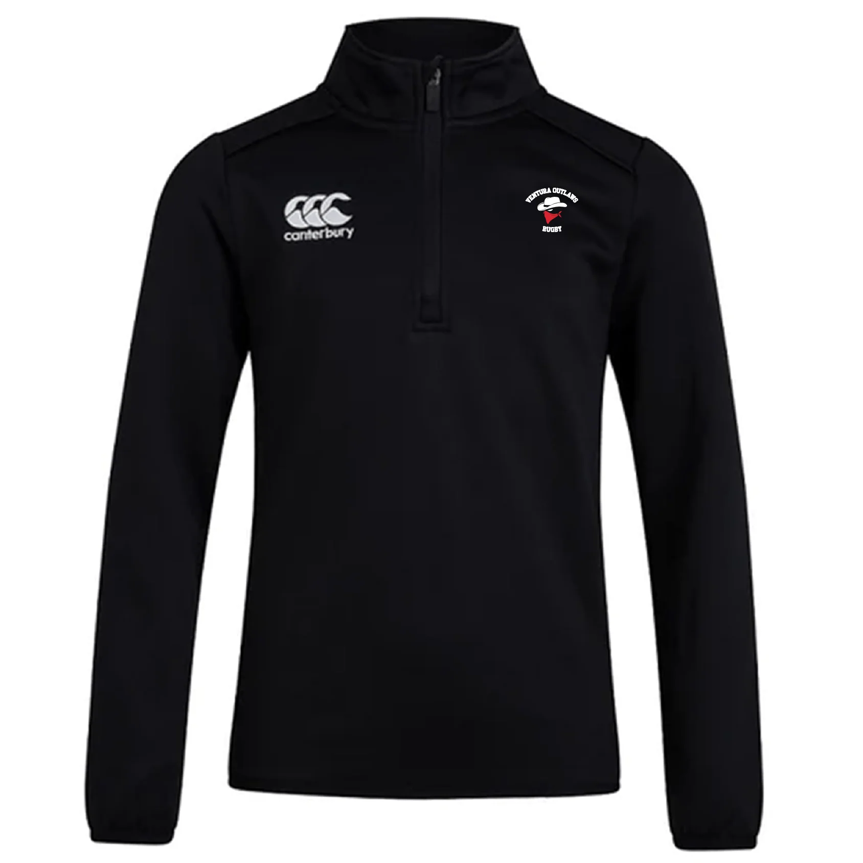 Ventura Outlaws Rugby Club 1/4 Zip Mid Layer Training Top by Canterbury - Image 2