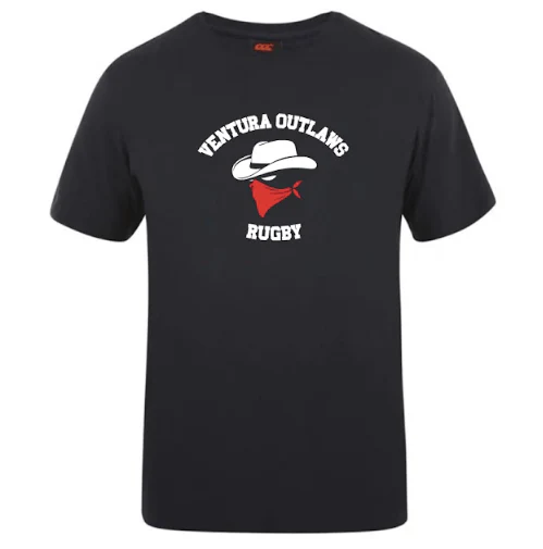 Ventura Outlaws Rugby Club Plain Tee by Canterbury
