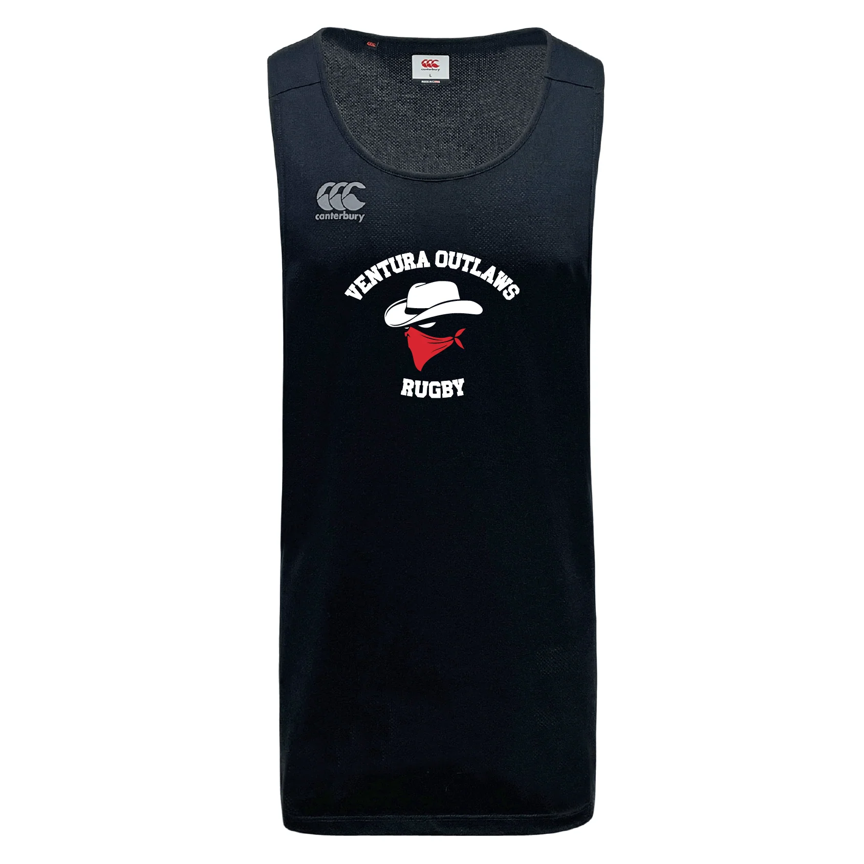Ventura Outlaws Rugby Tempo Vapodri Singlet by Canterbury - Image 2
