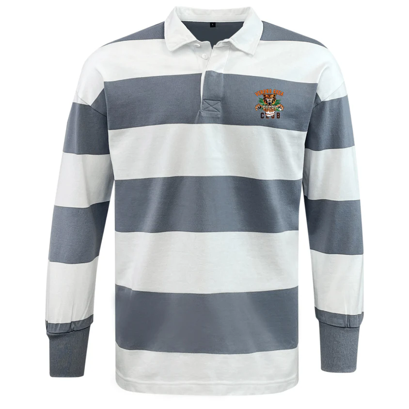 Verona Area Rugby Classic Long Sleeve Hooped Rugby Jersey