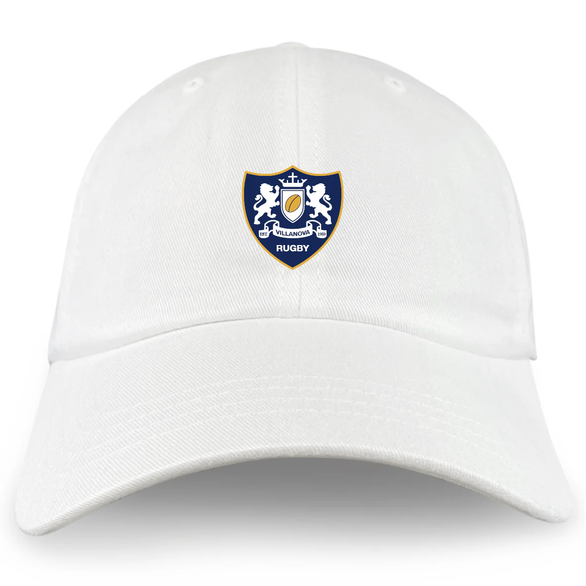 Villanova Rugby Club Adult Low-Profile Cotton Twill Dad Cap - Image 3
