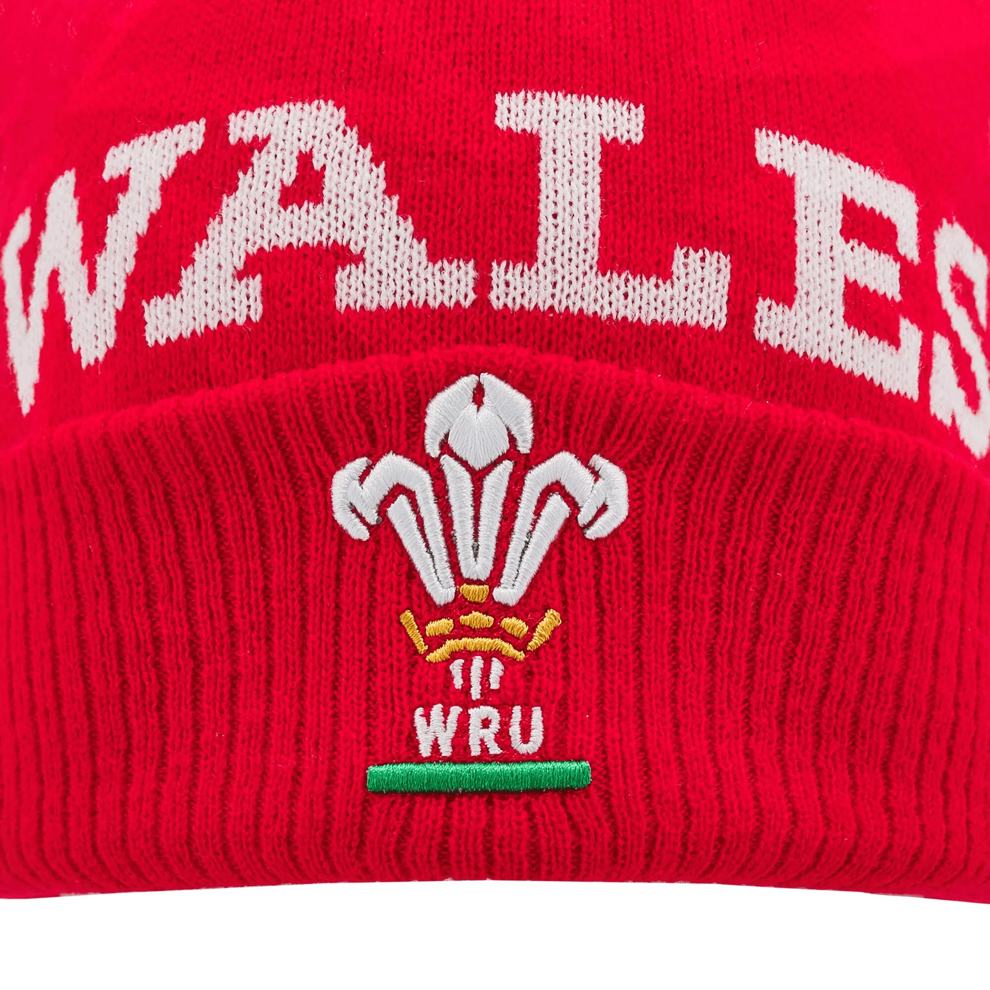 Wales 24/25 CYMRU Pom Pom Beanie by Macron - Image 5