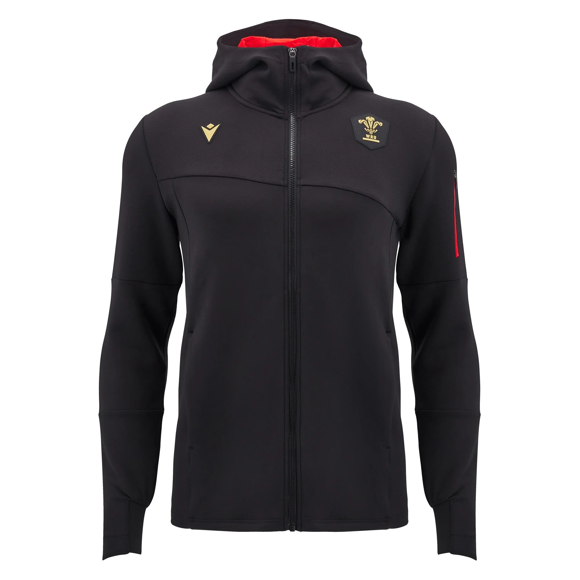 Wales 24/25 Full Zip Anthem Travel Hoodie by Macron