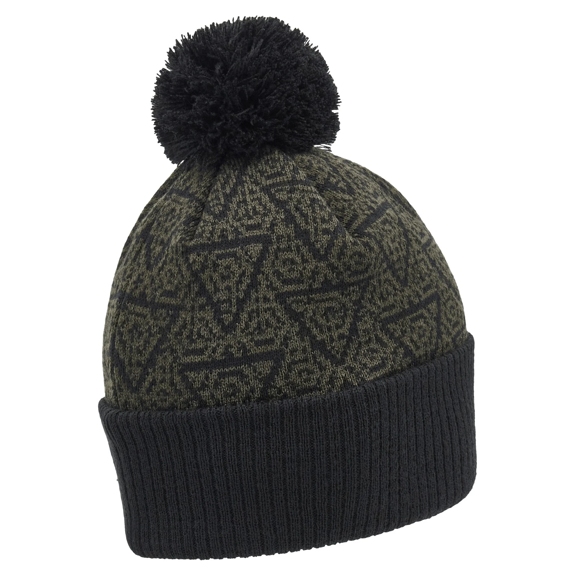 Wales 24/25 Black Pom Pom Beanie by Macron - Image 4