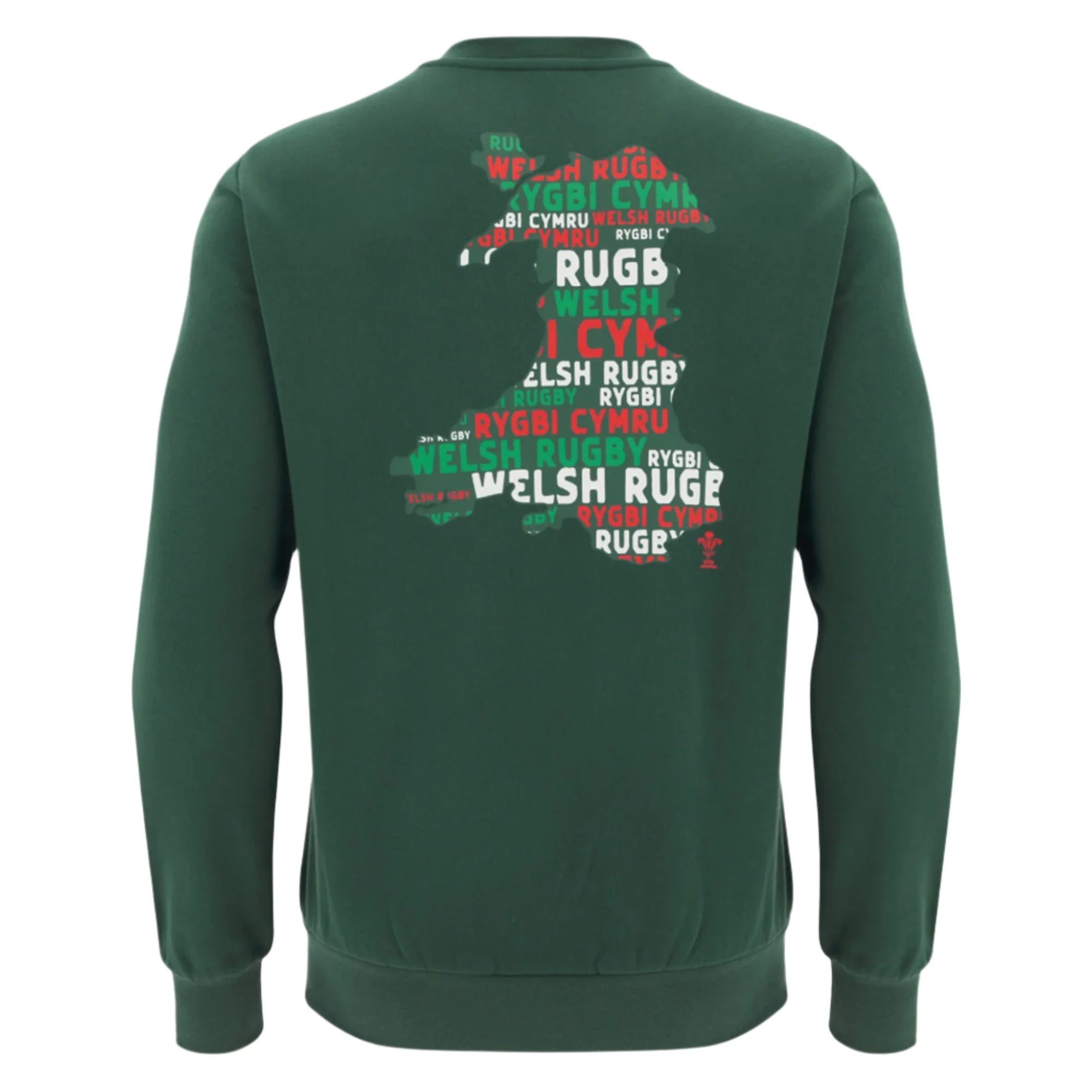 Wales 25/26 Country Outline Fan Sweatshirt by Macron - Image 2