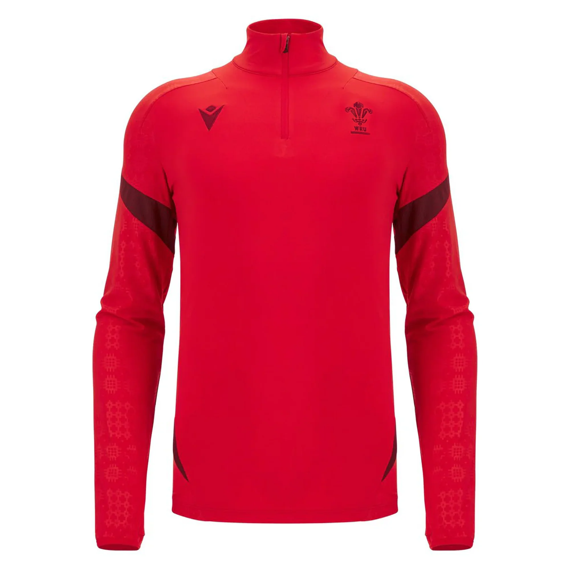 Wales 25/26 Player 1/4 Zip Top by Macron