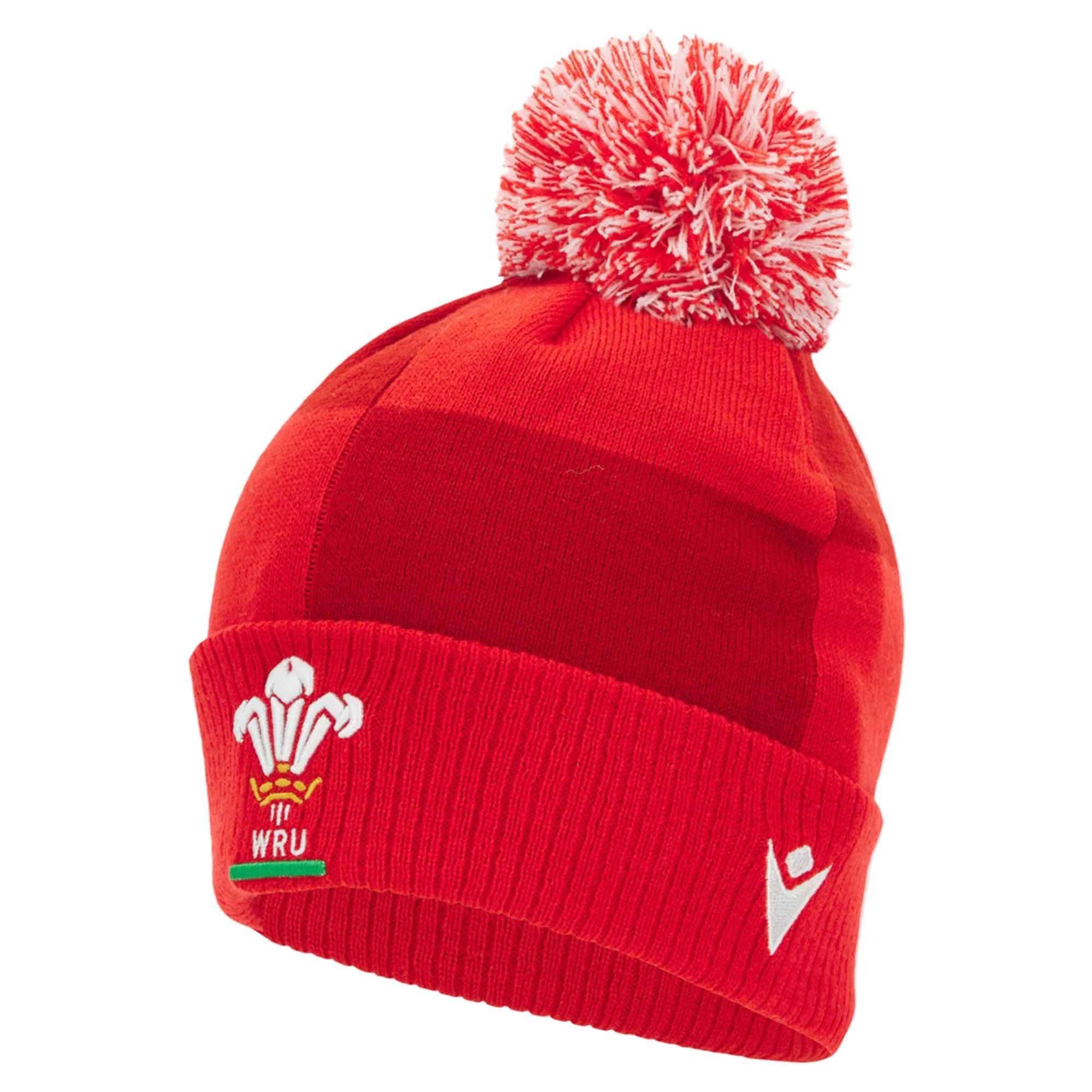 Wales 25/26 Pom-Pom Beanie by Macron - Image 2