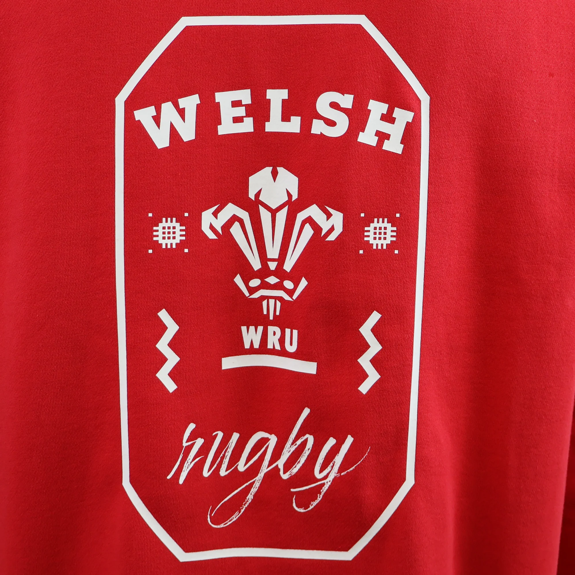 Wales 25/26 Welsh Rugby Cotton Fan Hoodie by Macron - Image 6
