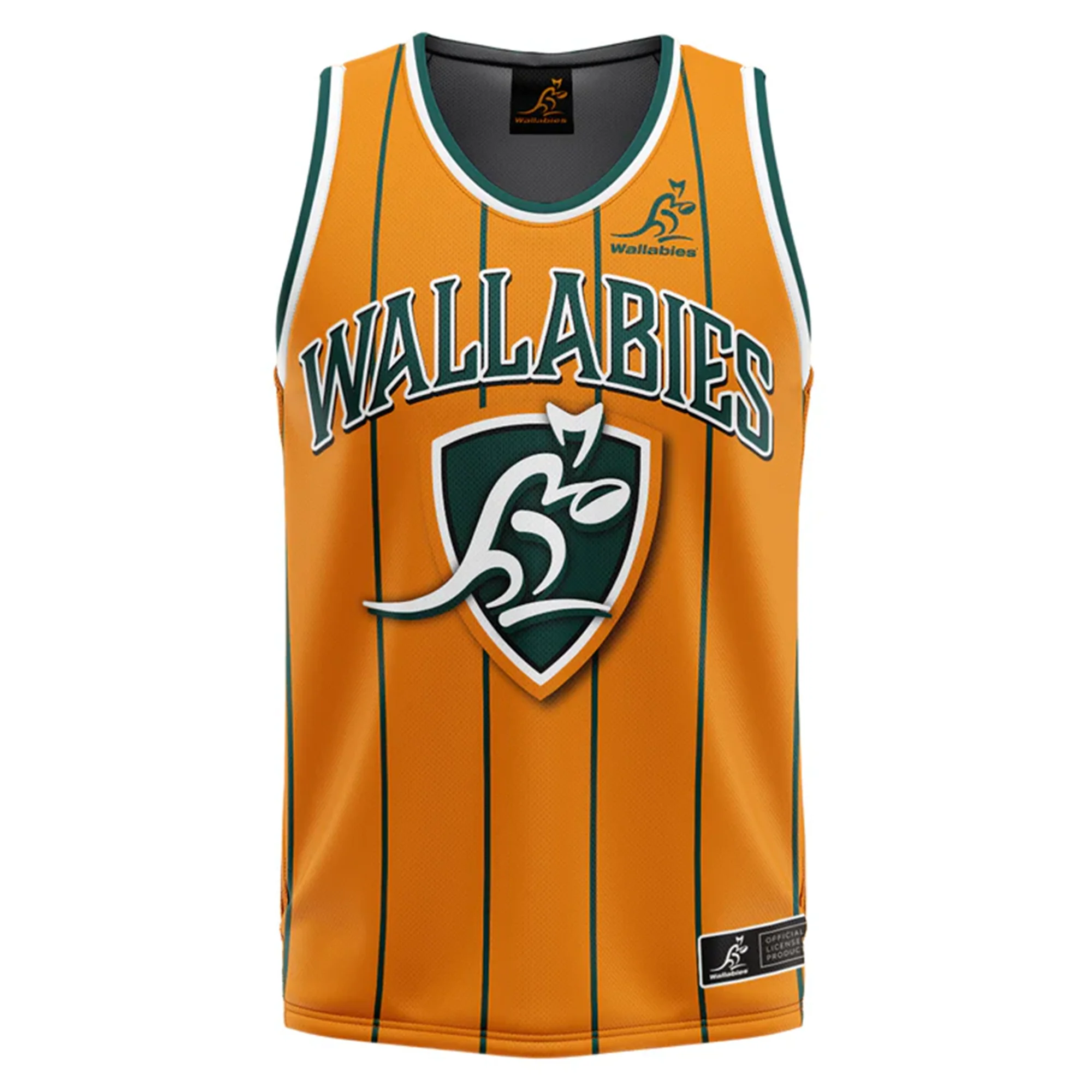 Wallabies "Harlem" Basketball Singlet by Ashtabula