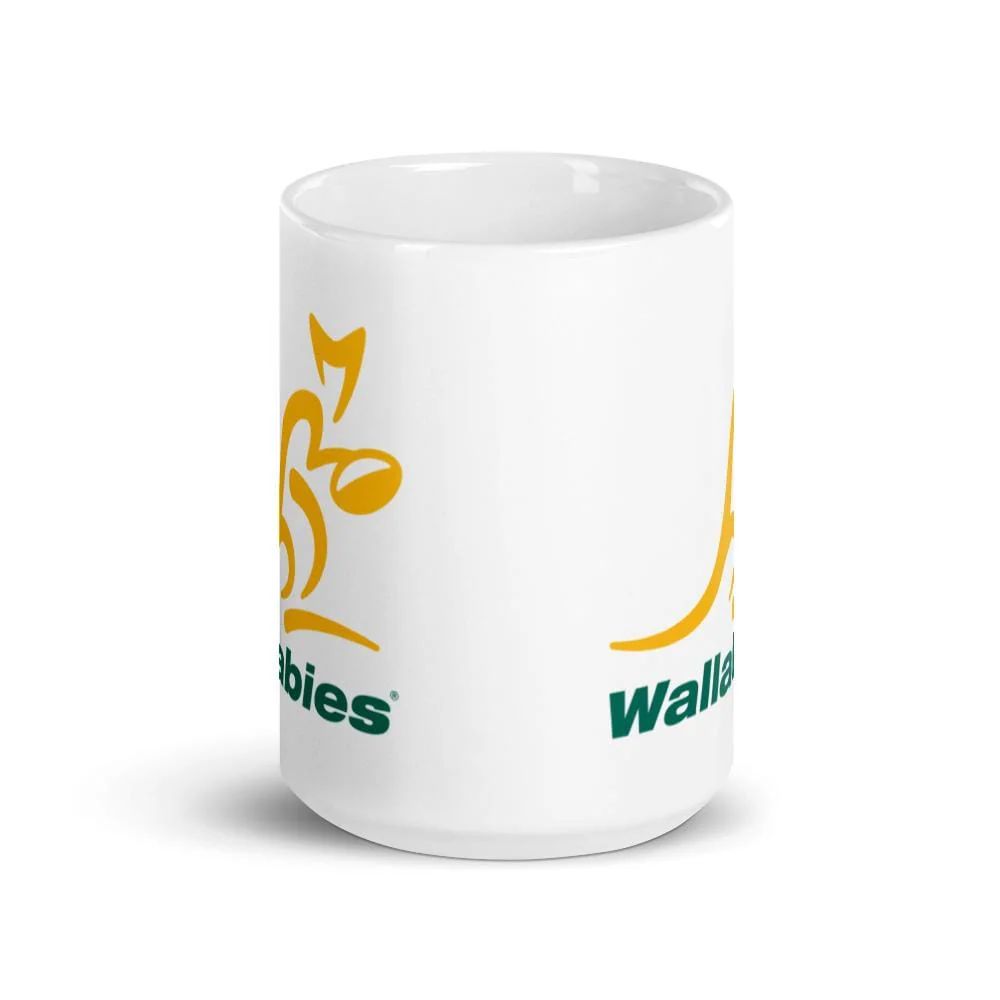 Wallabies White Glossy Mug - Image 6