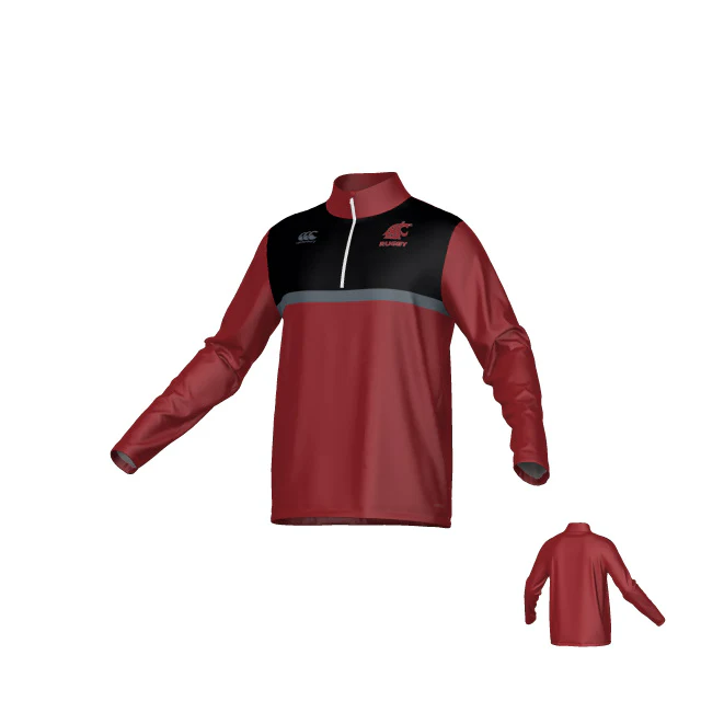 Washington State Rugby Canterbury Legacy Midlayer 1/4 zip