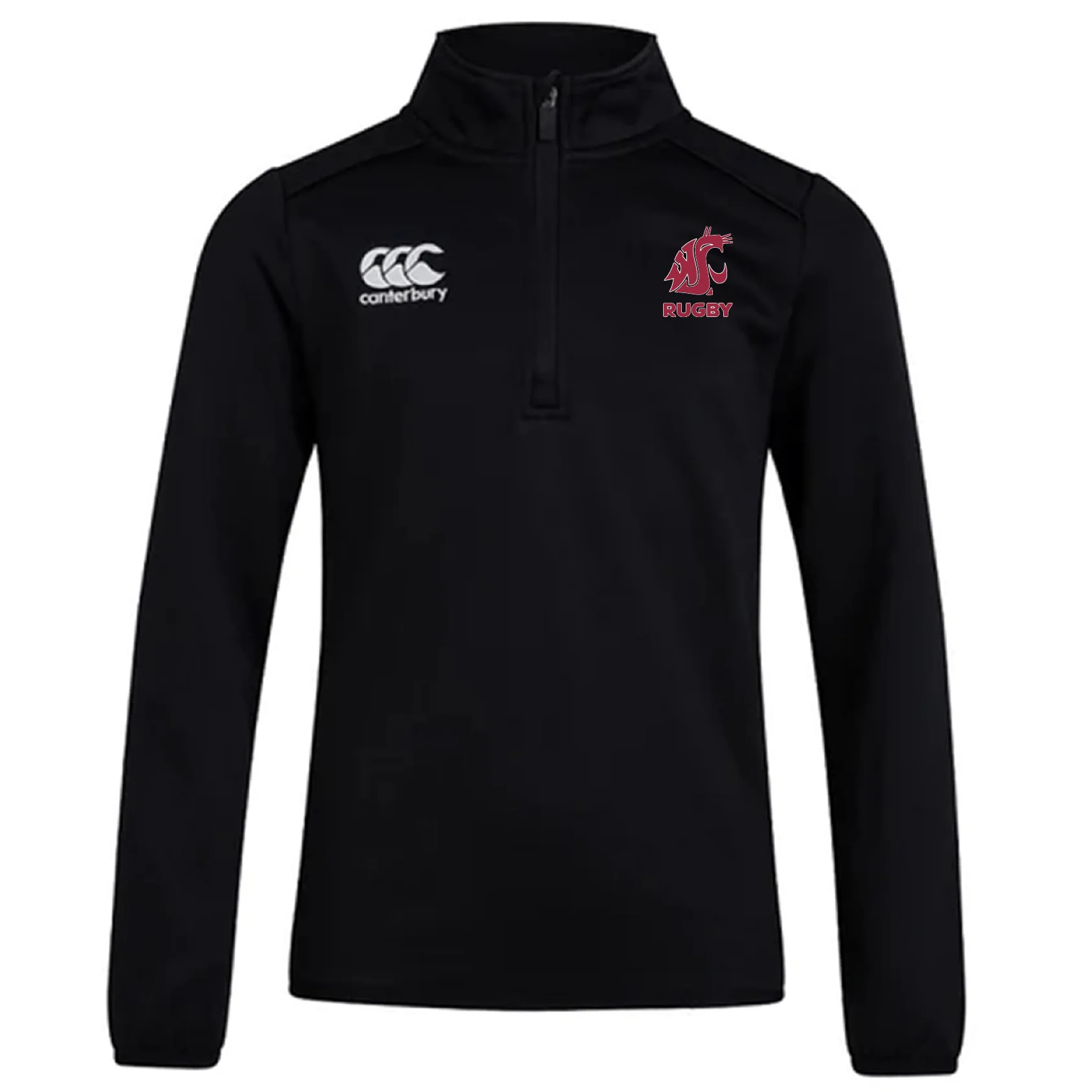 Washington State University Club 1/4 Zip Mid Layer Training Top by Canterbury