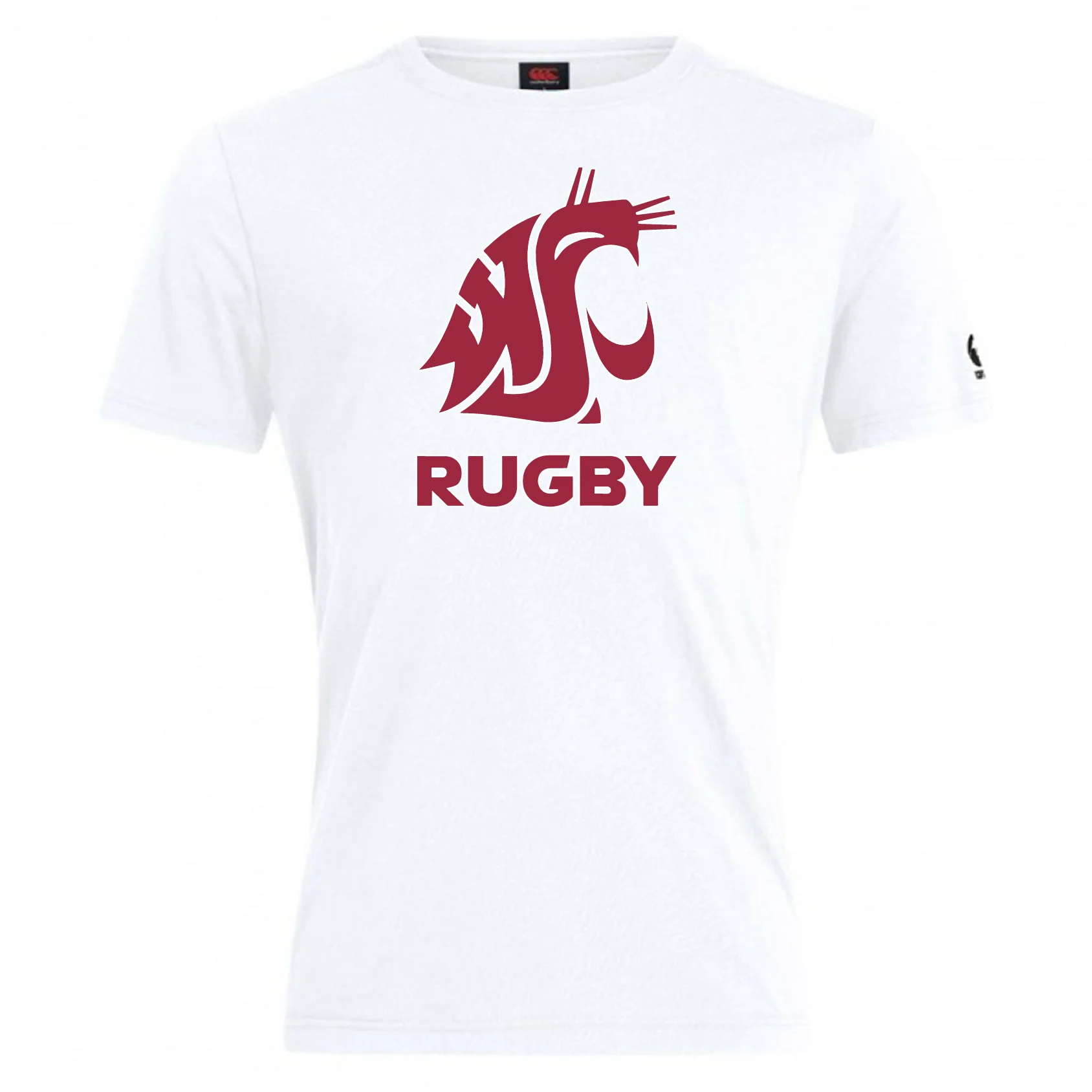 Washington State University Club Plain Tee by Canterbury - Image 2