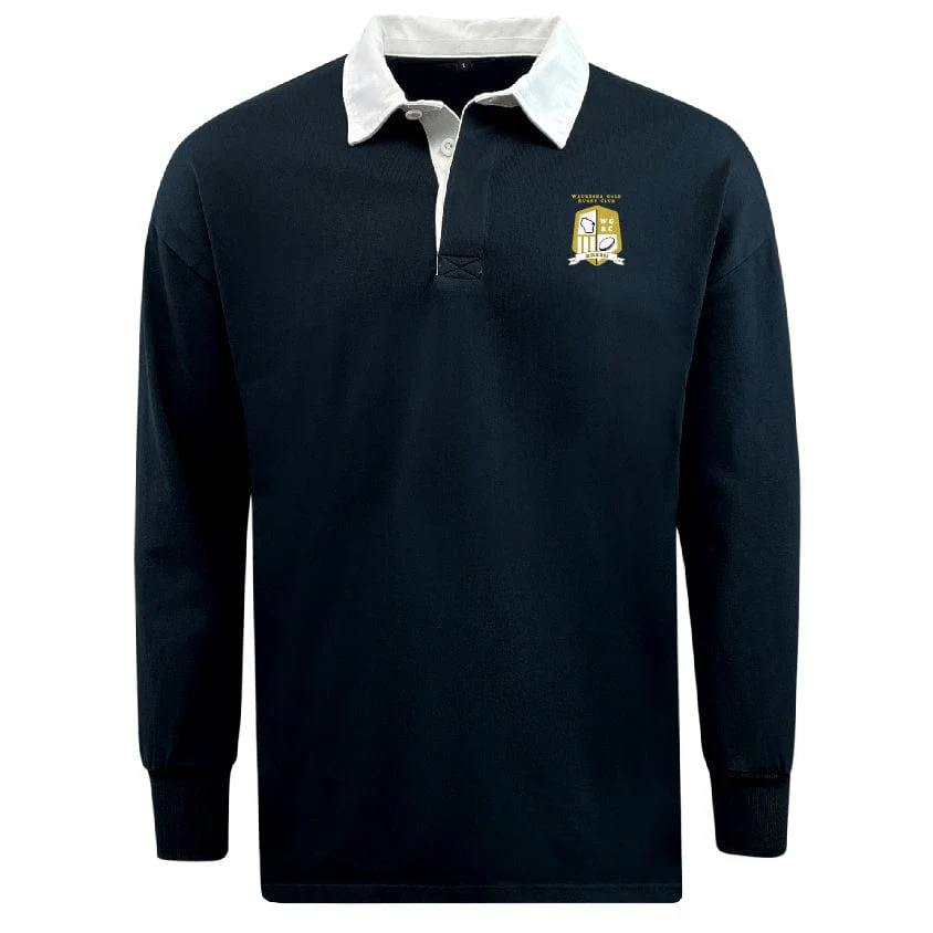 Waukesha Gold Rugby Classic Long Sleeve Solid Rugby Jersey