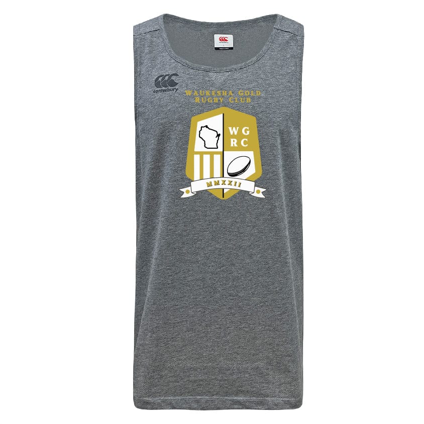 Waukesha Gold Rugby Tempo Vapodri Singlet by Canterbury - Image 2
