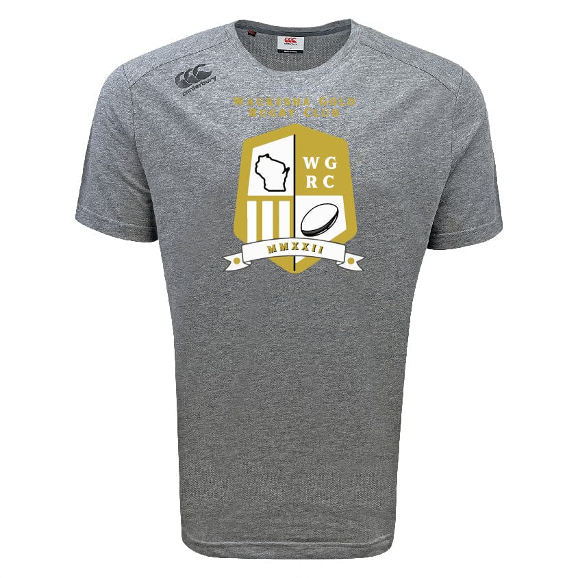 Waukesha Gold Rugby Tempo Vapodri T-Shirt by Canterbury - Image 2