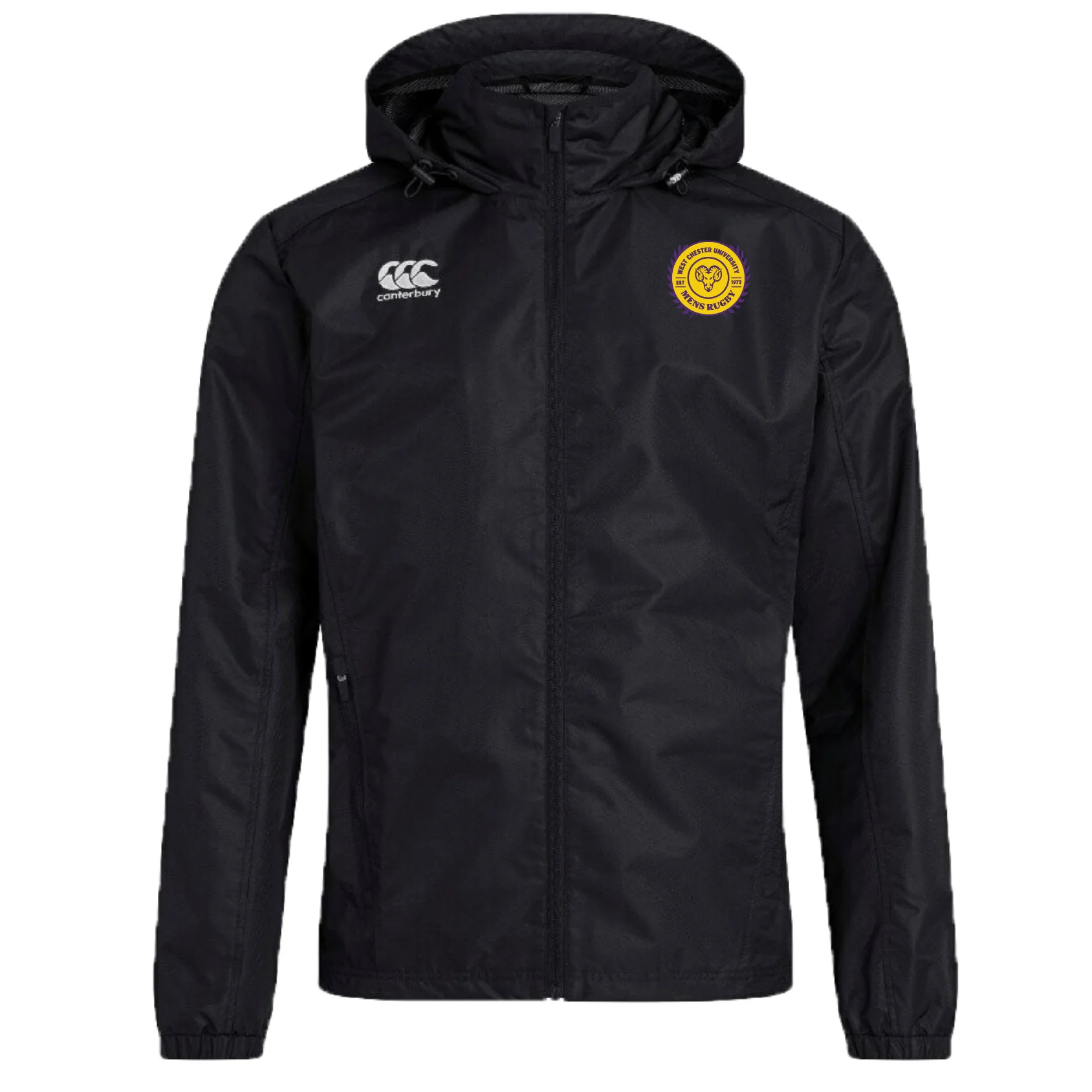 West Chester University Club Vaposhield Full Zip Rain Jacket by Canterbury