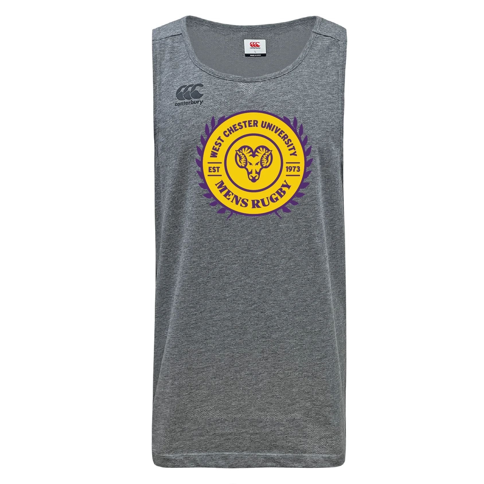 West Chester University Tempo Vapodri Singlet by Canterbury